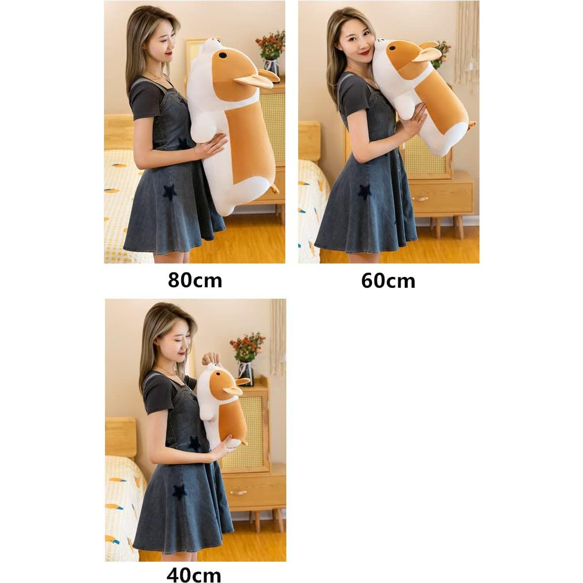 Almohada de Juguete Corgi MIAOHAHA 40cm Suave y Divertida