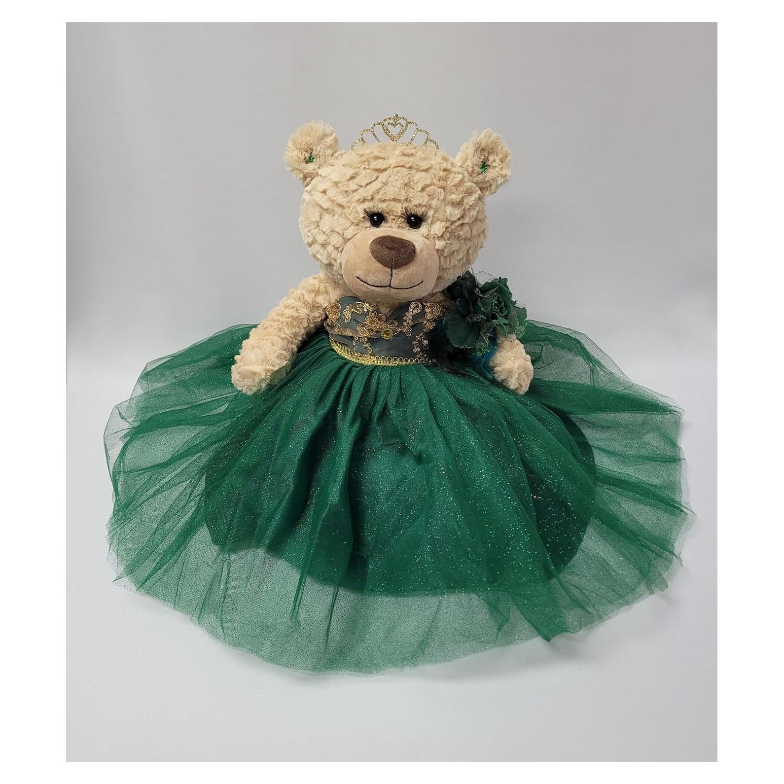 Oso de Peluche 50.8 cm Quinceañera Kinnex Verde Esmeralda