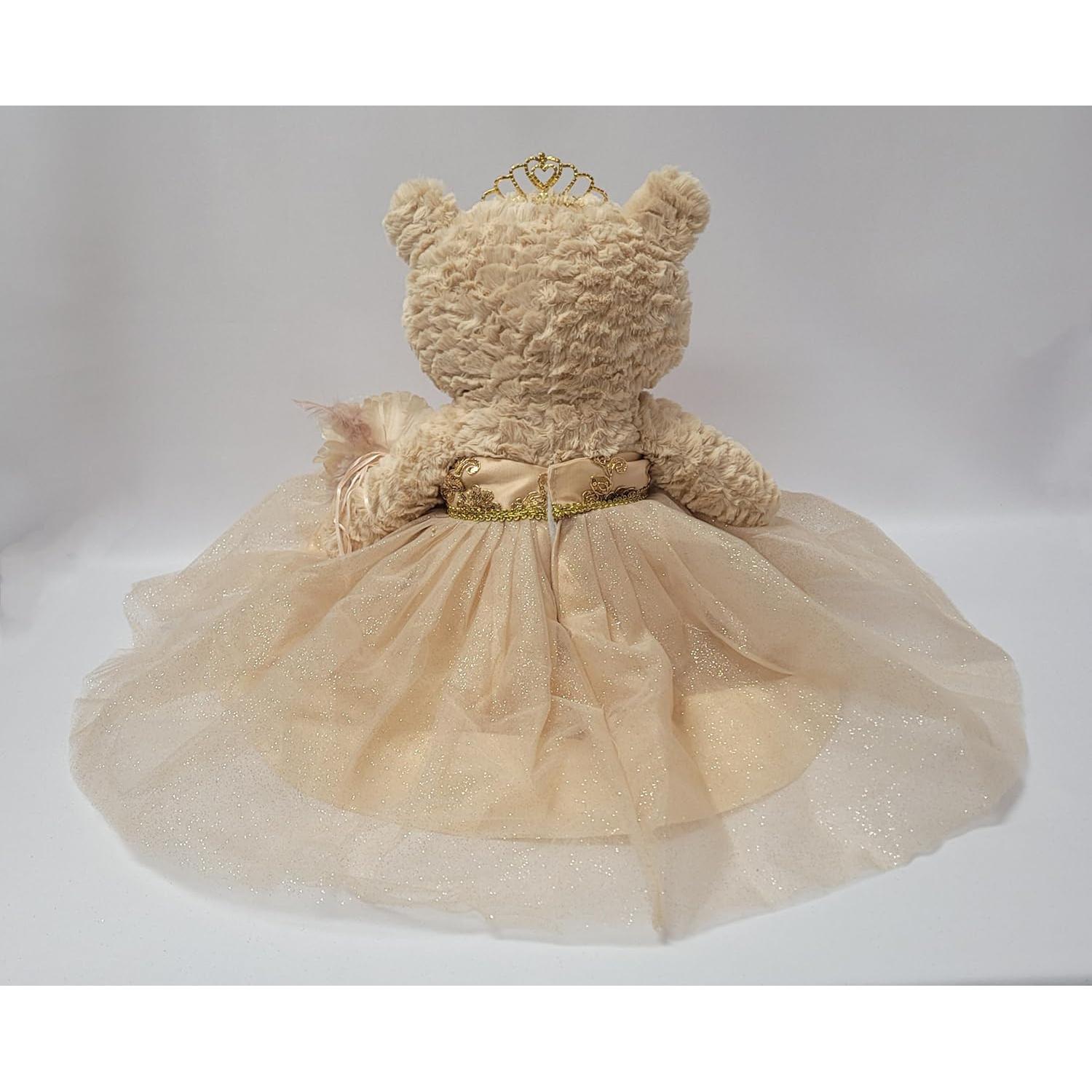 Oso de Peluche Quinceañera Kinnex 50.8 cm Vestido Glamuroso