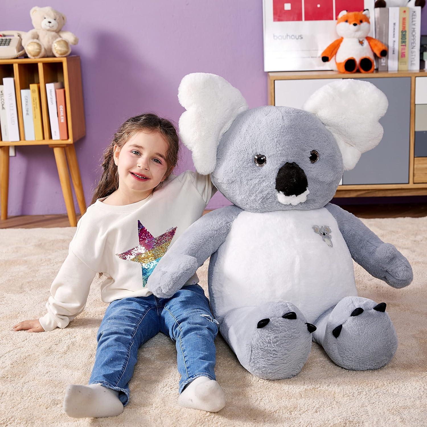 Koala de Peluche Gigante IKASA 77.95 cm Suave y Peludo