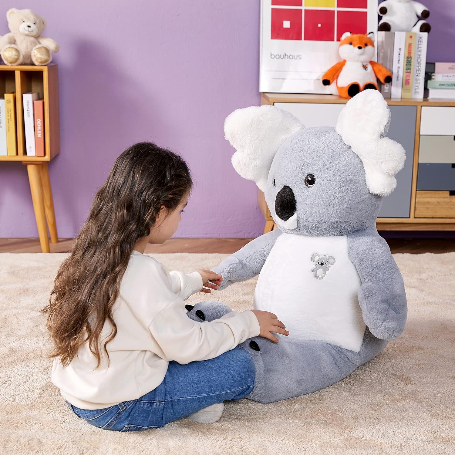 Koala de Peluche Gigante IKASA 77.95 cm Suave y Peludo
