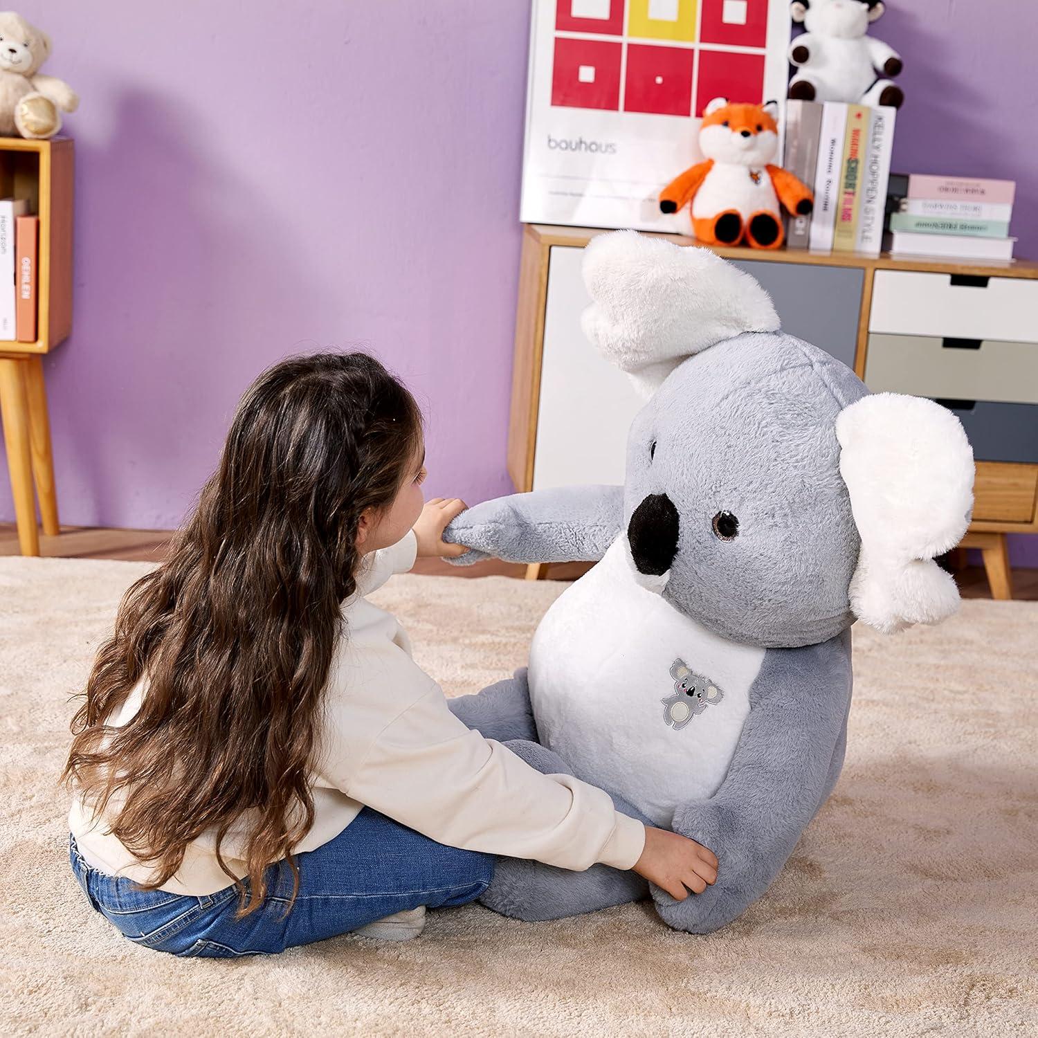 Koala de Peluche Gigante IKASA 77.95 cm Suave y Peludo