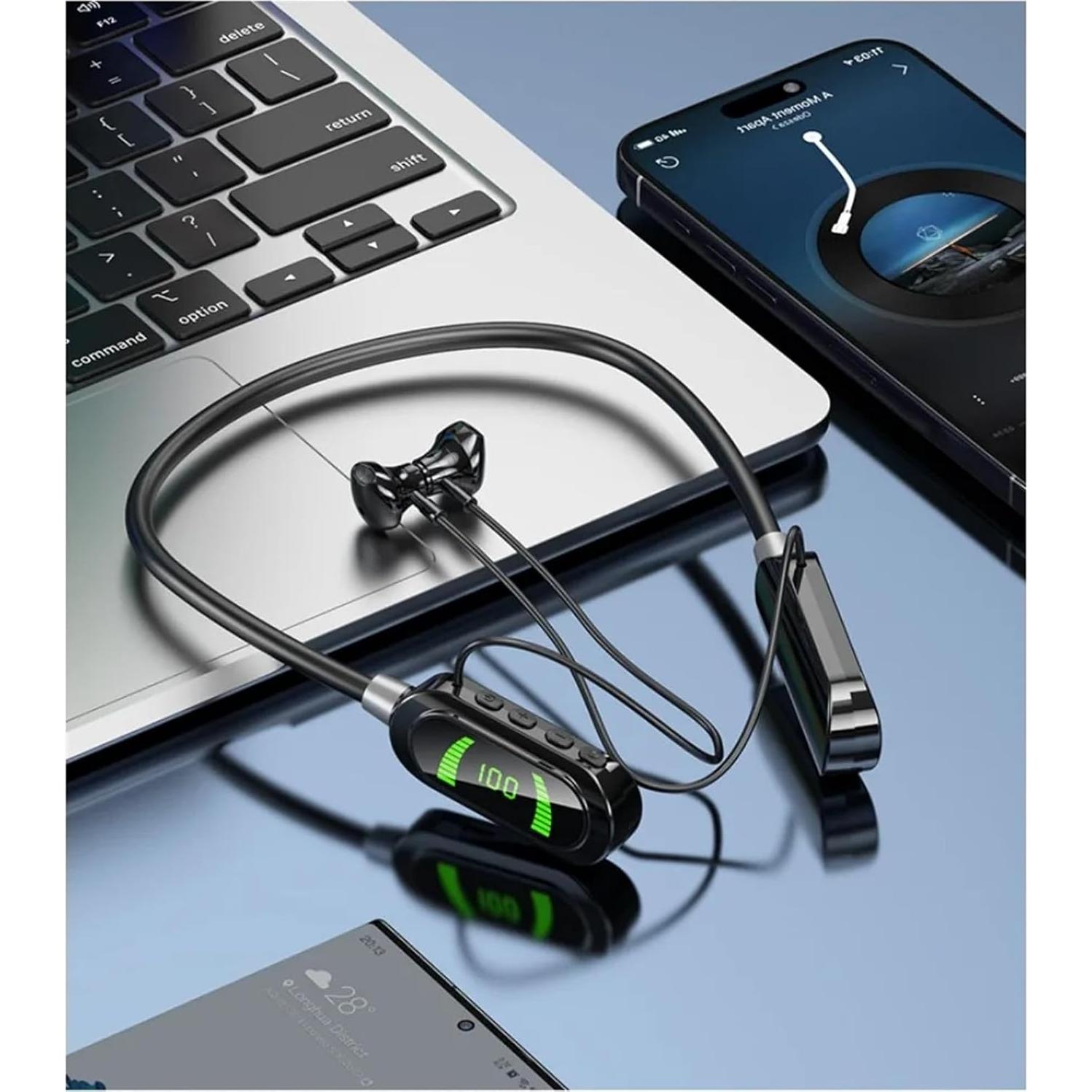 Auriculares Inalámbricos GZLMMY YG07 Bluetooth 5.3 20H Negro