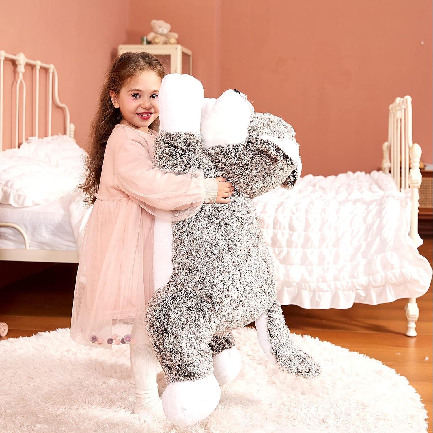 IKASA Peluche Gigante Lobo 76 cm Suave para Niños