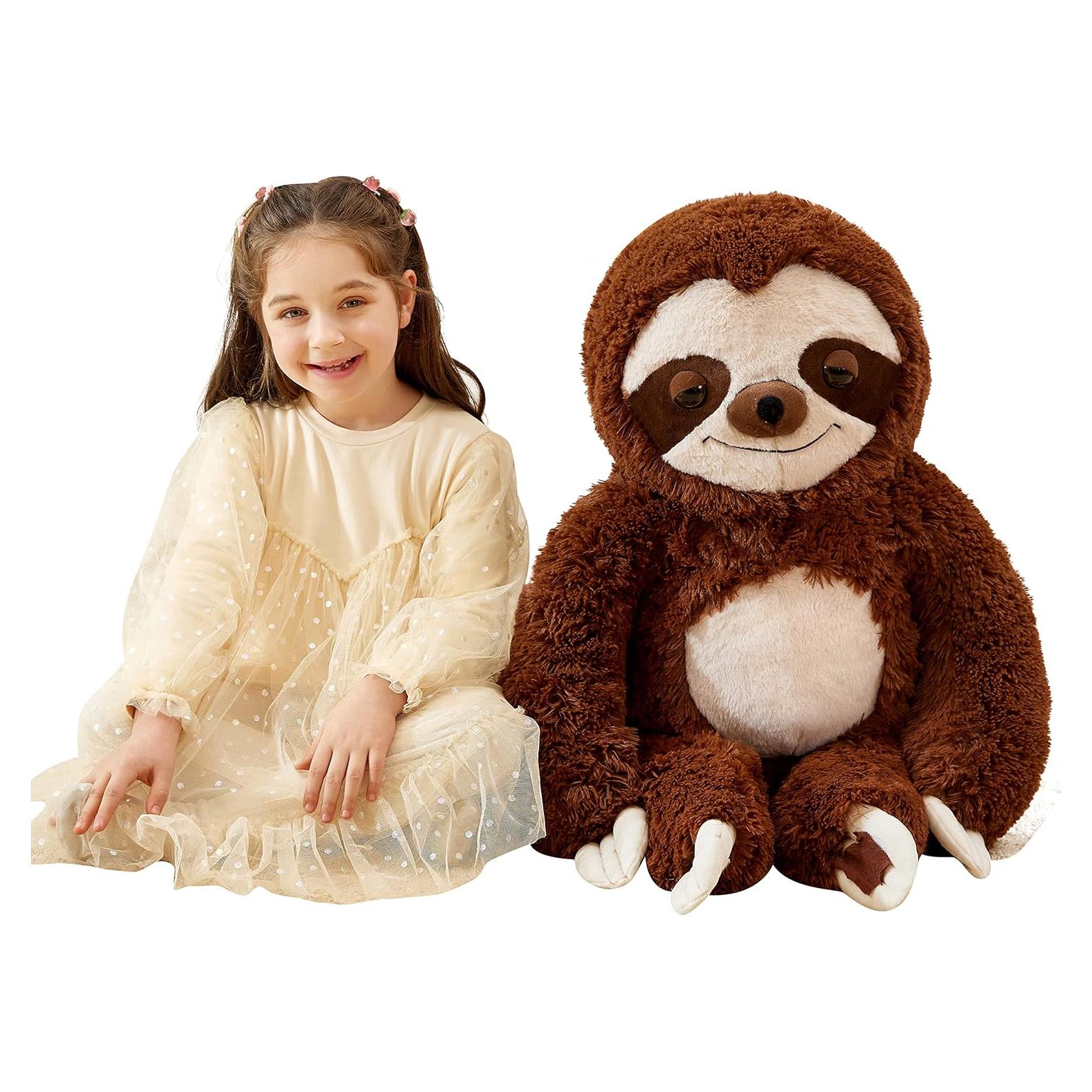 IKASA Juguete de Peluche Perezoso Gigante 77.96 cm Suave