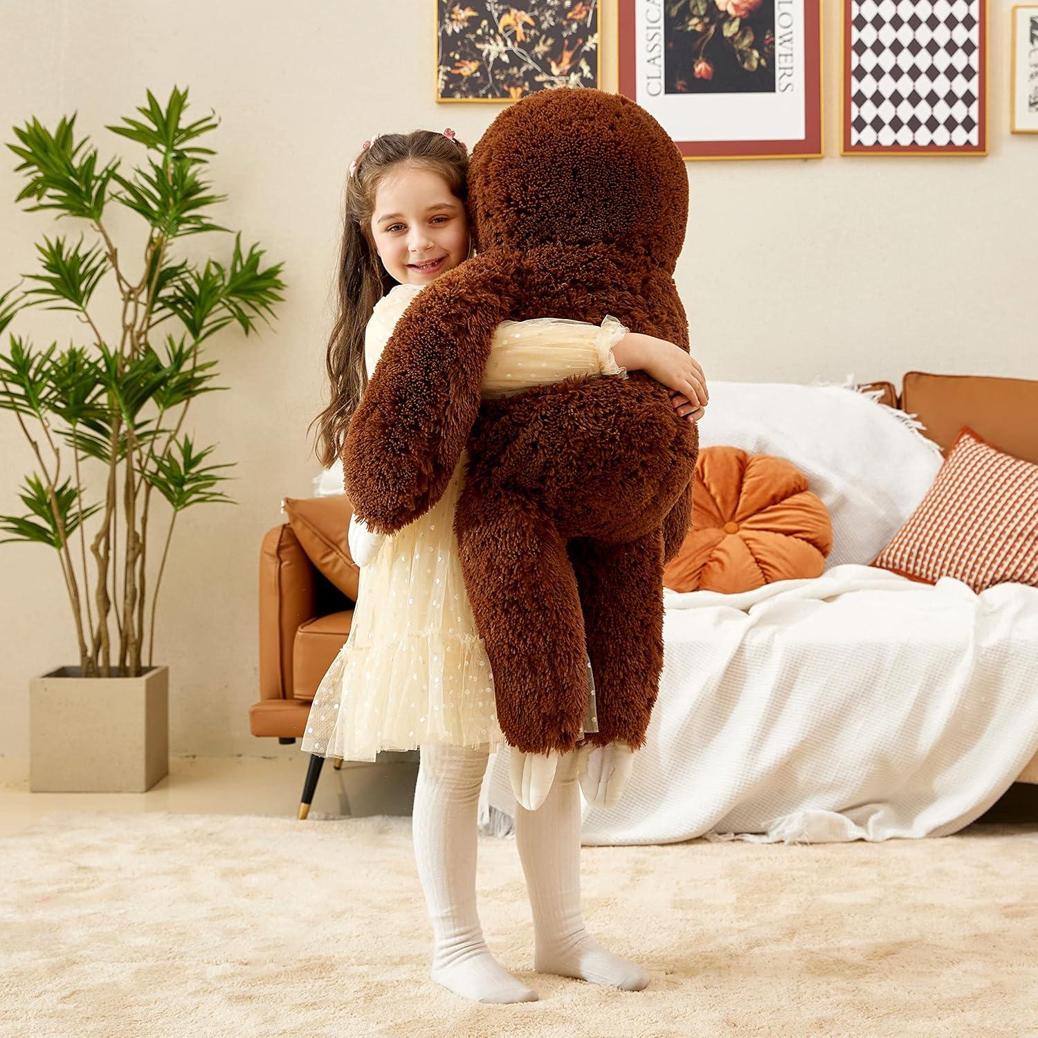 IKASA Juguete de Peluche Perezoso Gigante 77.96 cm Suave