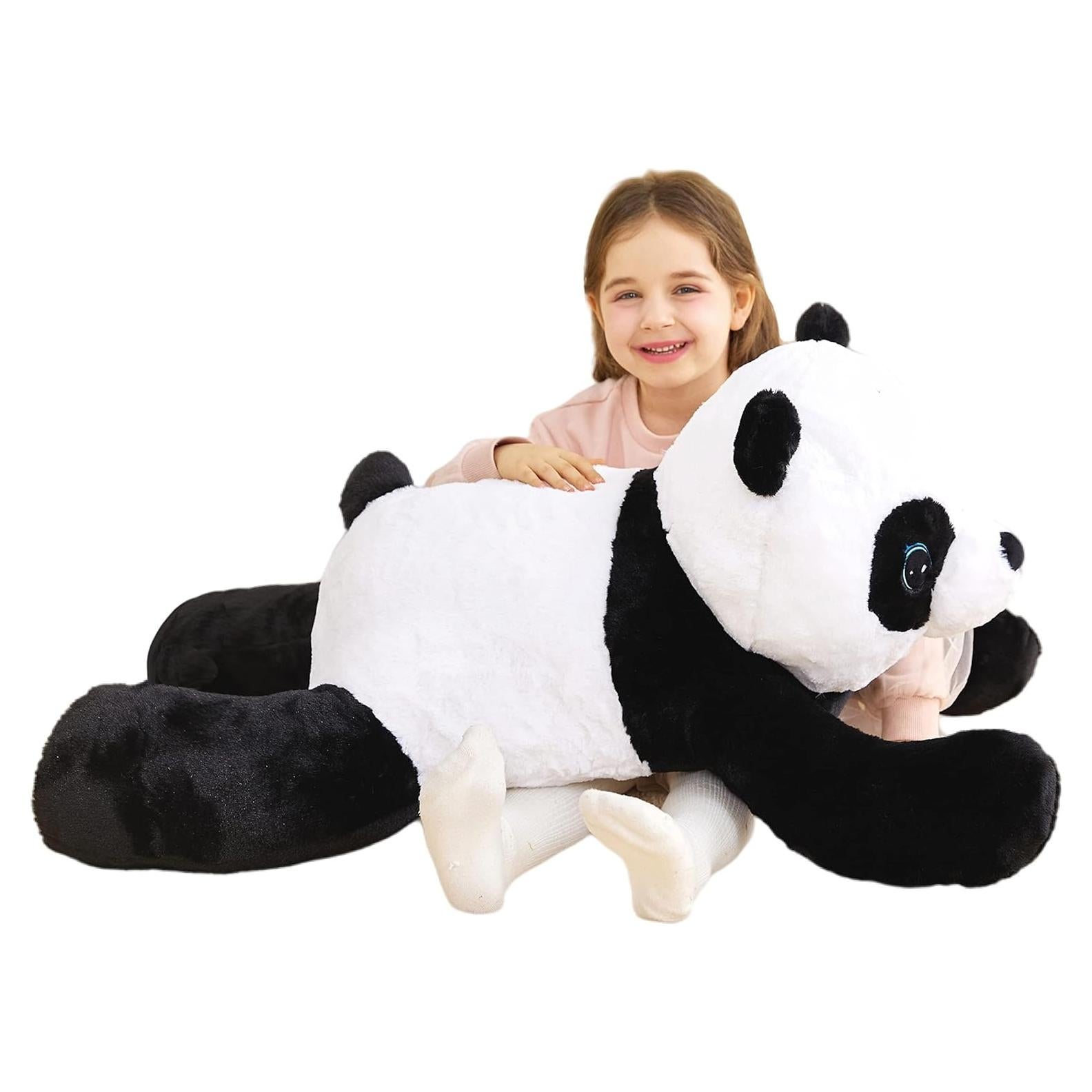 IKASA Panda de Peluche Gigante 77.8 cm Suave y Esponjoso