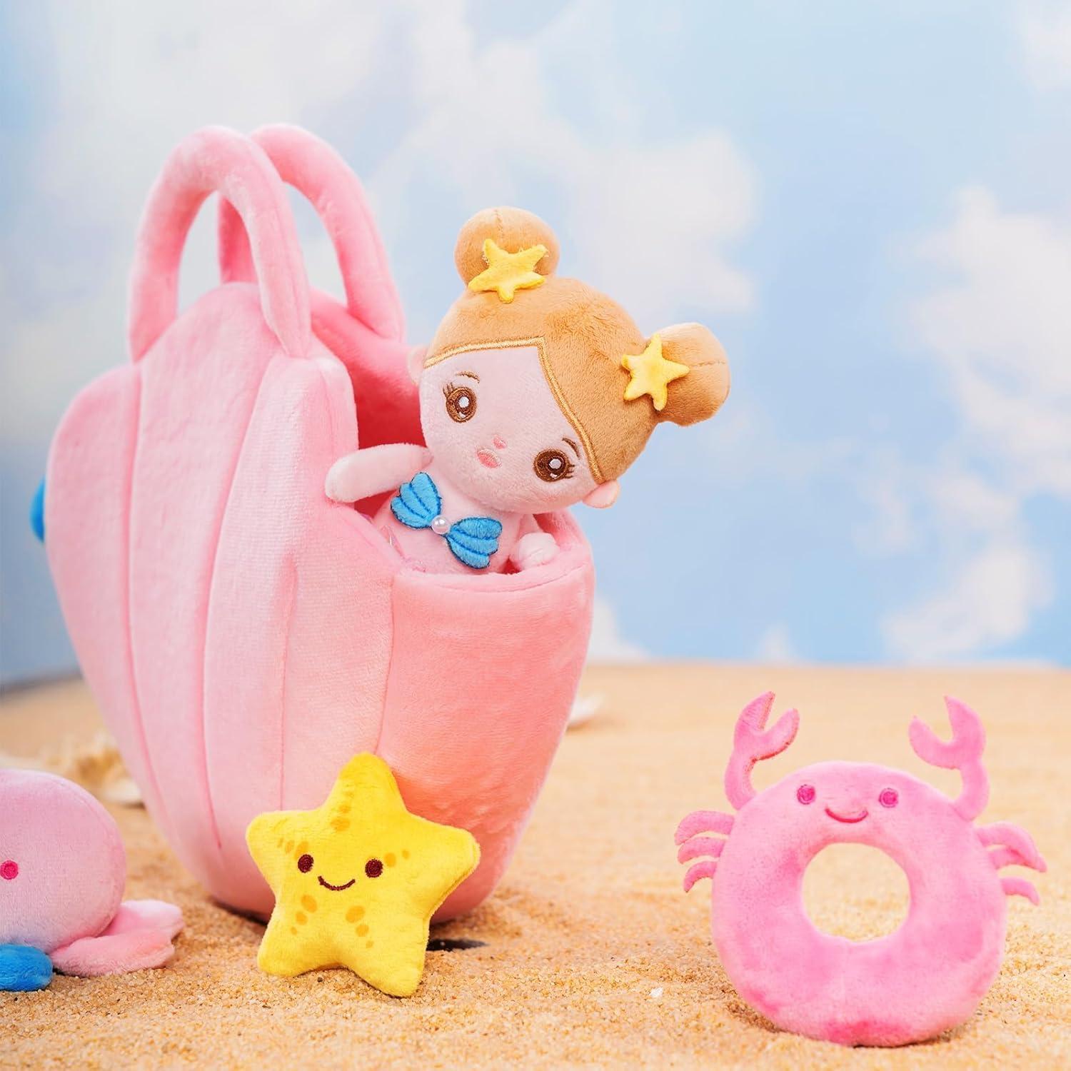 Muñeca de Sirena OUOZZZ para Bebés 6-12 Meses Juguete