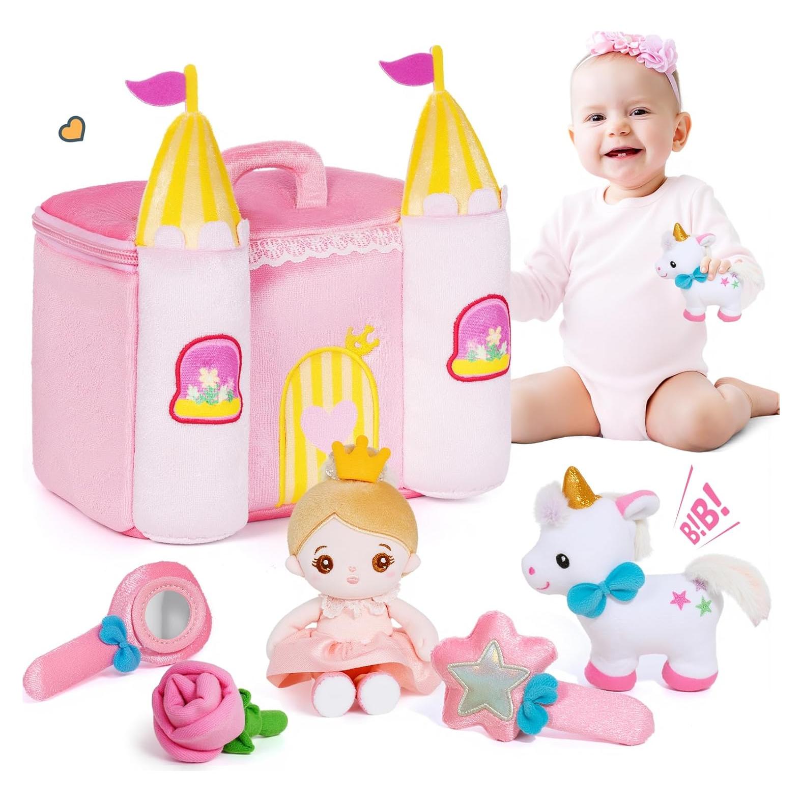 OUOZZZ Castillo de Princesa Juguete para Niñas 1-3 Años