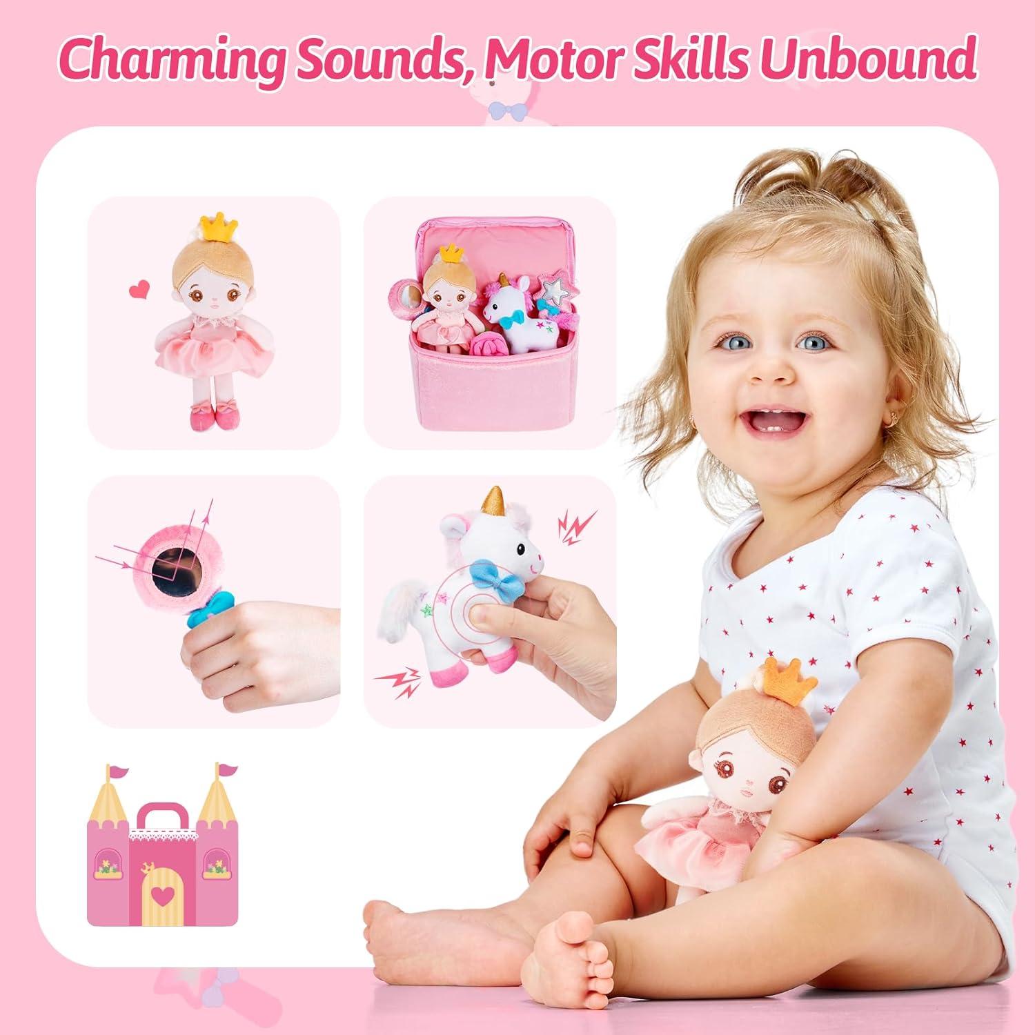 OUOZZZ Castillo de Princesa Juguete para Niñas 1-3 Años