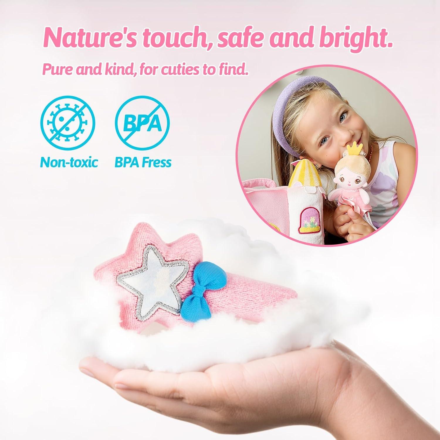 OUOZZZ Castillo de Princesa Juguete para Niñas 1-3 Años