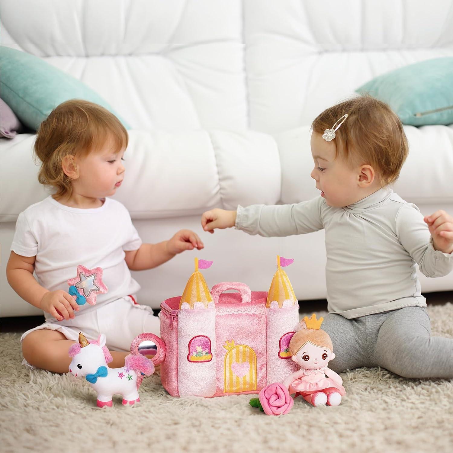 OUOZZZ Castillo de Princesa Juguete para Niñas 1-3 Años