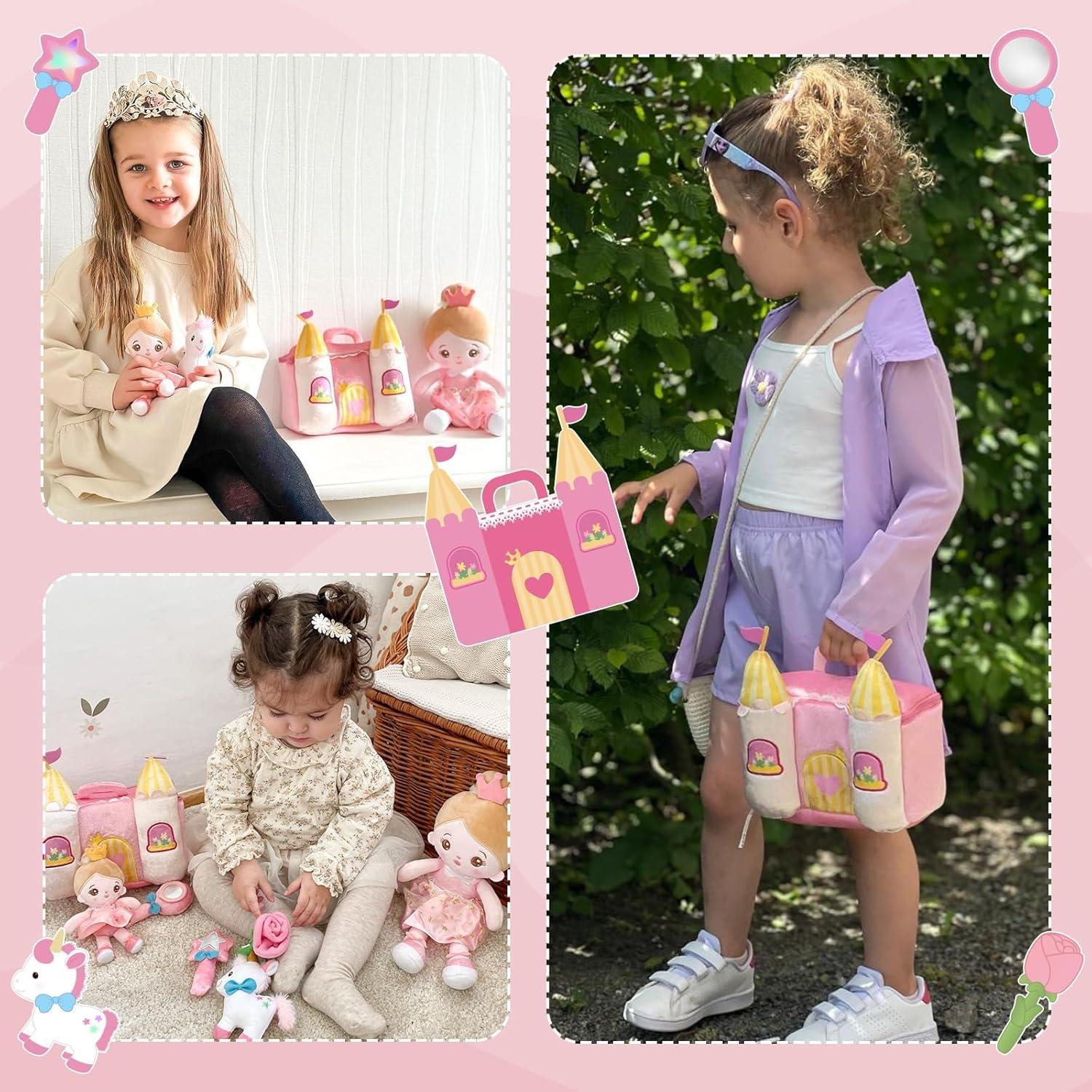 OUOZZZ Castillo de Princesa Juguete para Niñas 1-3 Años
