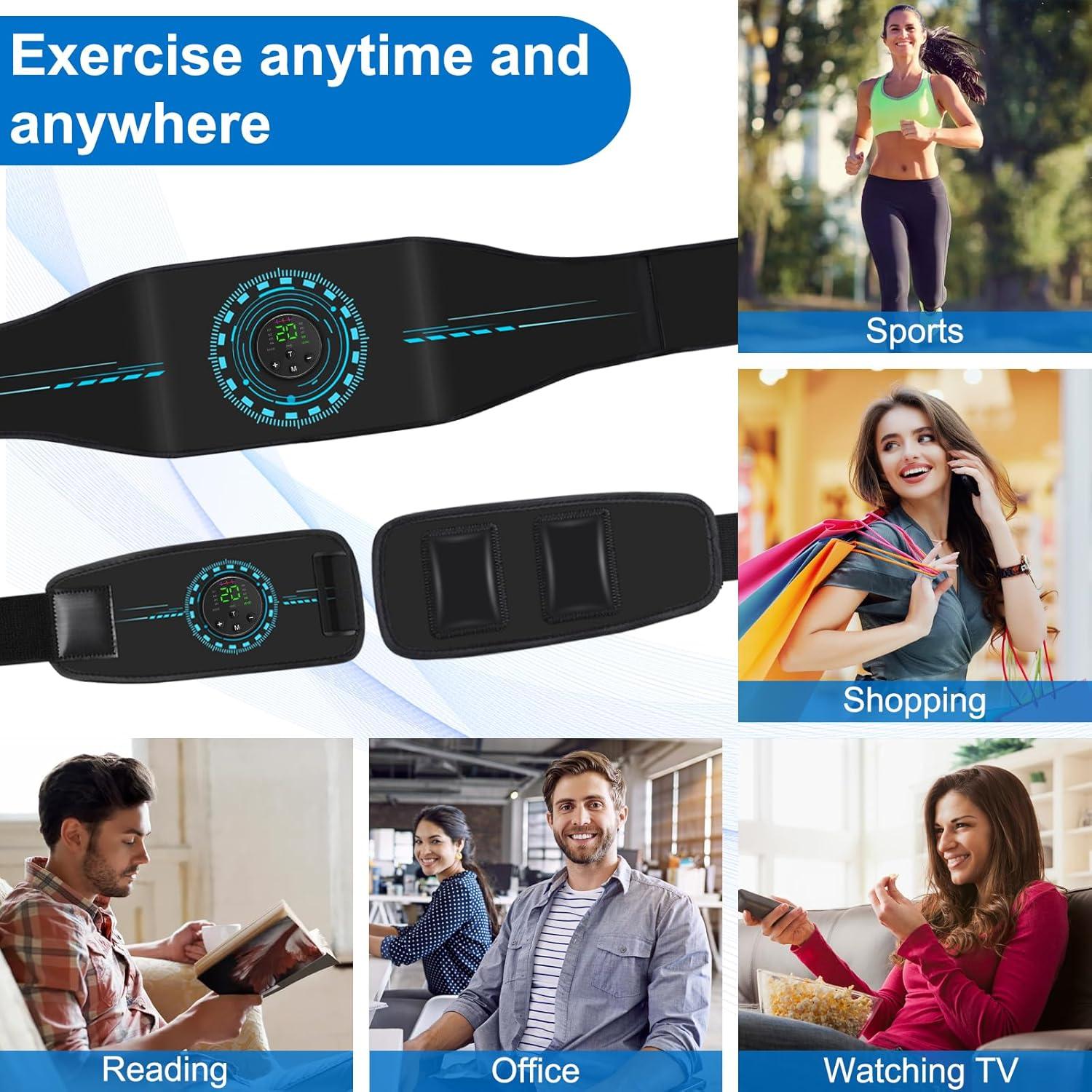 Estimulador Muscular KETAN para Abdomen y Extremidades - Paquete de 3