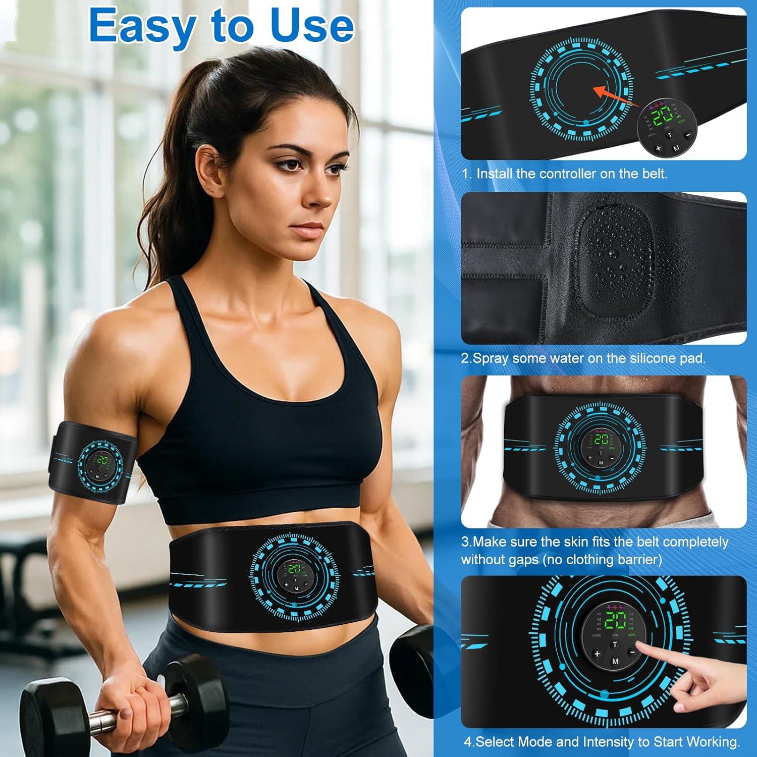 Estimulador Muscular KETAN para Abdomen y Extremidades - Paquete de 3