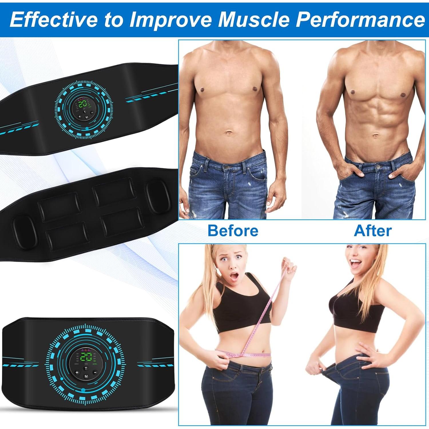 Estimulador Muscular KETAN para Abdomen y Extremidades - Paquete de 3