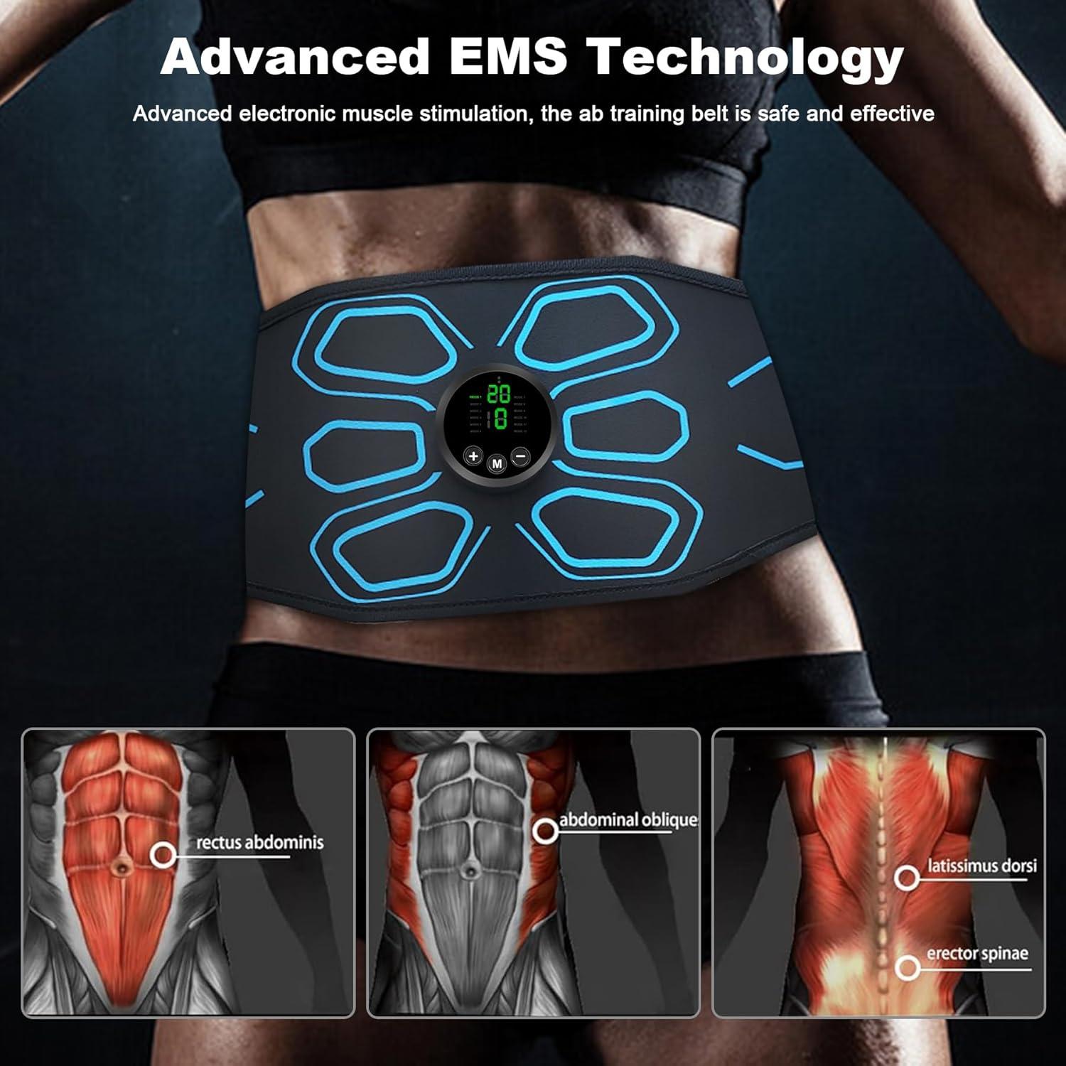 Estimulador Muscular de Abdomen MHD TENS - Aprobado por FDA