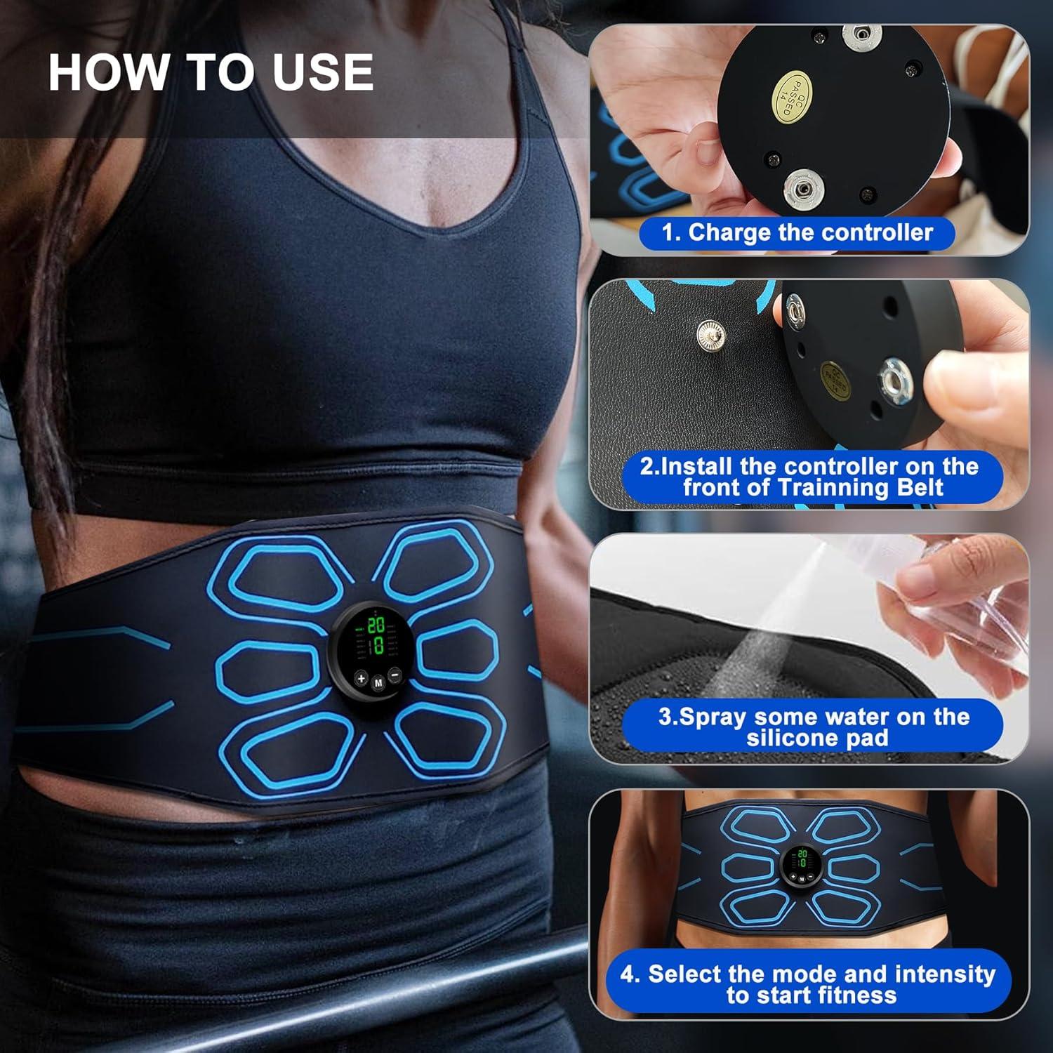 Estimulador Muscular de Abdomen MHD TENS - Aprobado por FDA