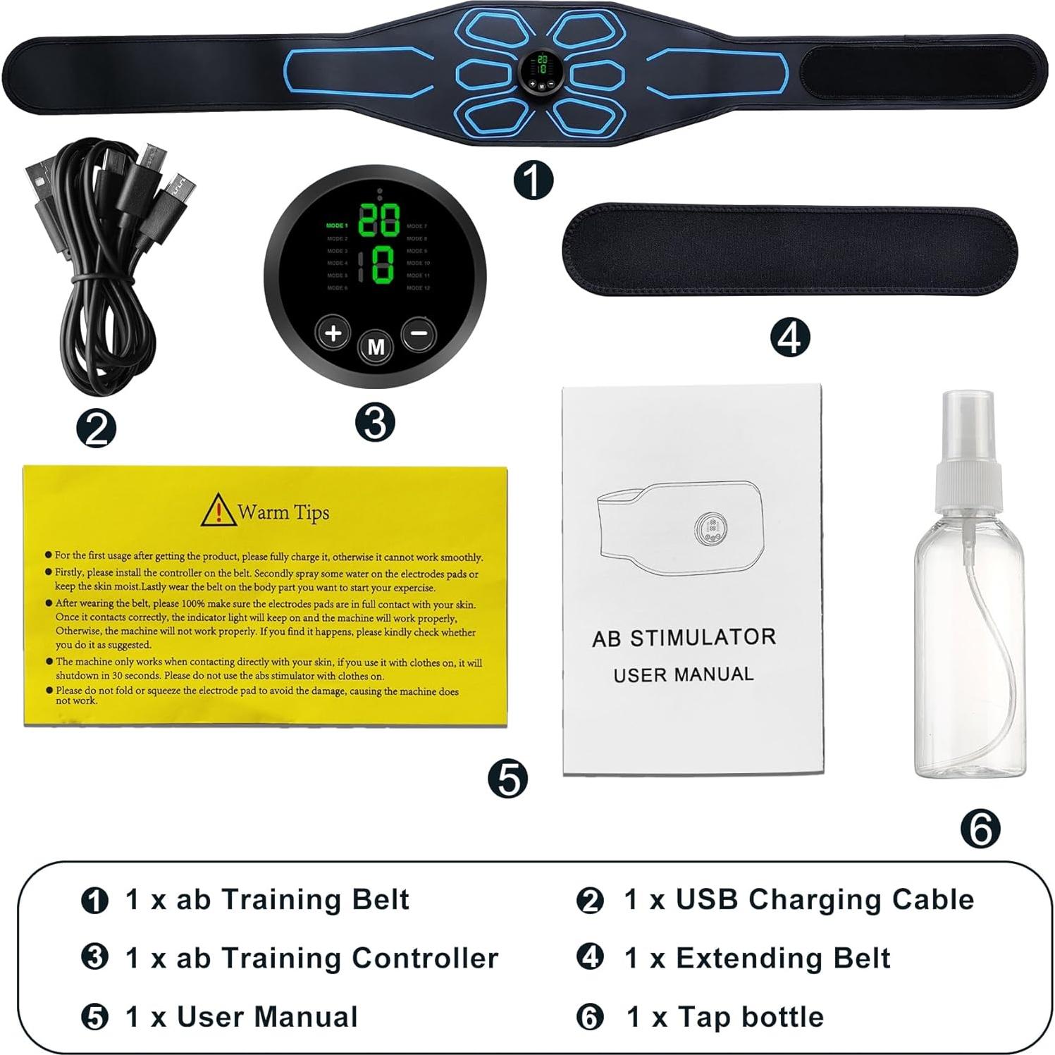 Estimulador Muscular de Abdomen MHD TENS - Aprobado por FDA