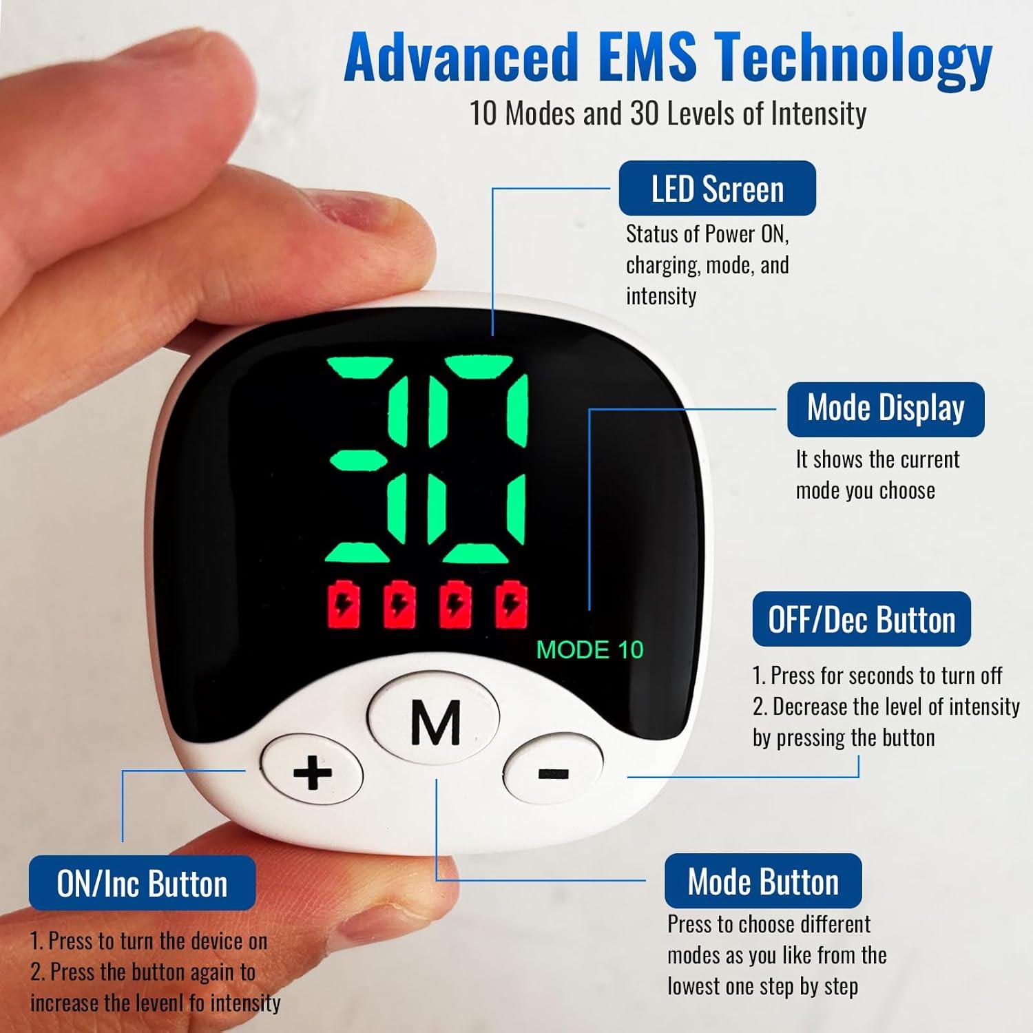 Estimulador de Abs Innocareer EMS Cinturón Eléctrico 119 cm