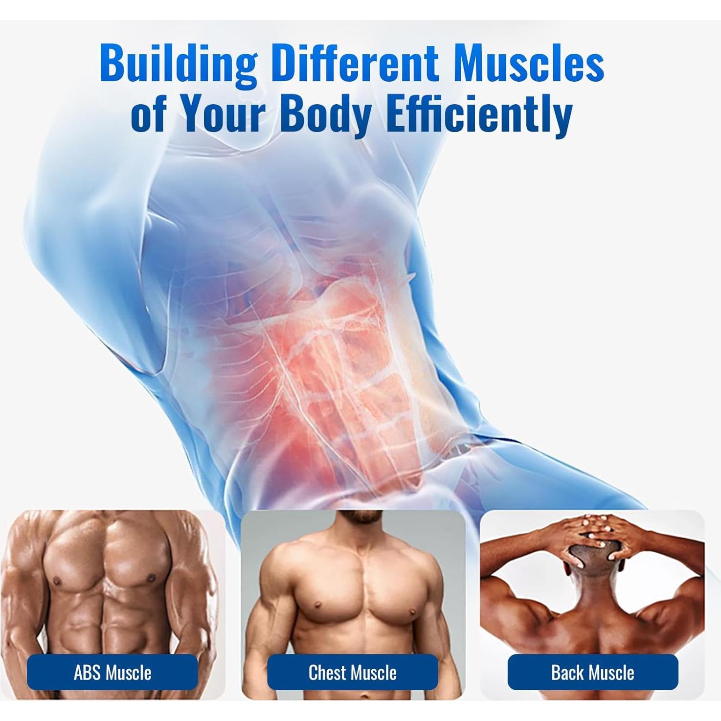 Estimulador de Abs Innocareer EMS Cinturón Eléctrico 119 cm