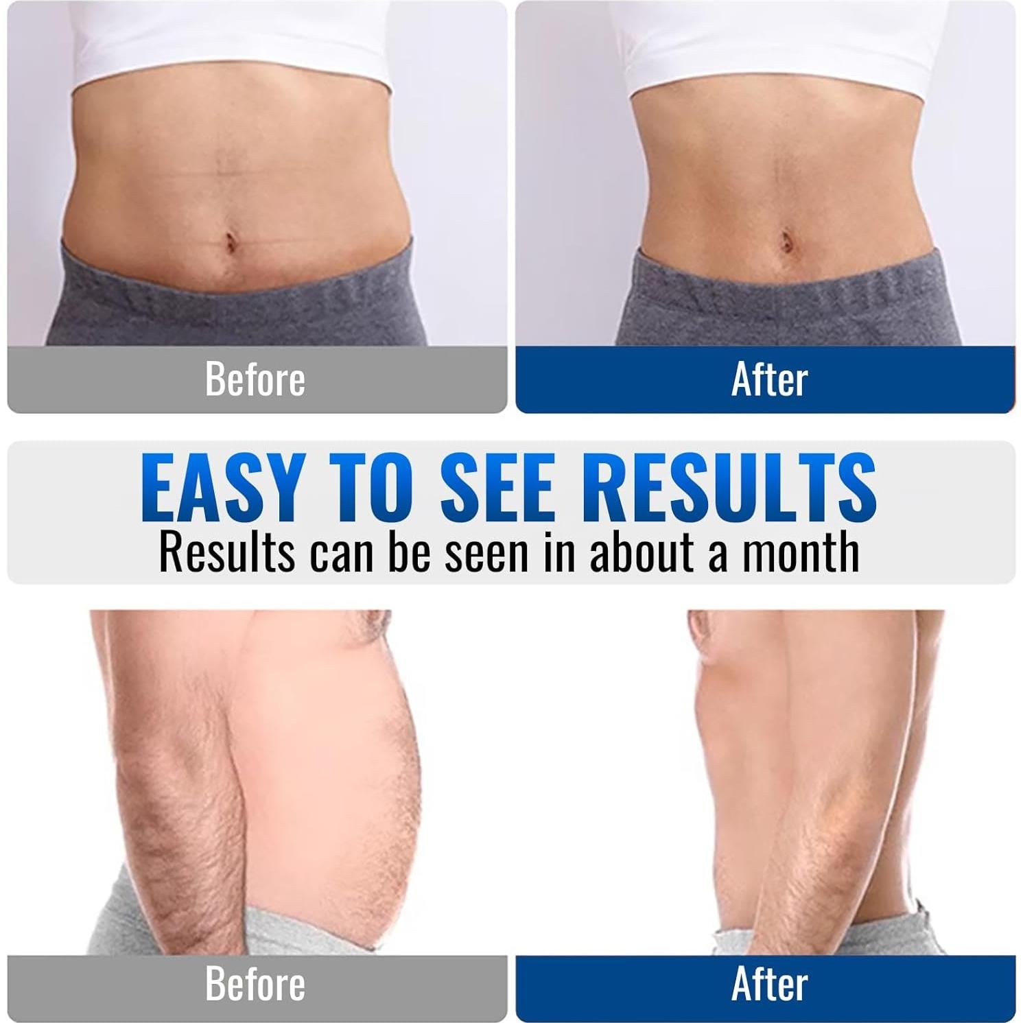 Estimulador de Abs Innocareer EMS Cinturón Eléctrico 119 cm