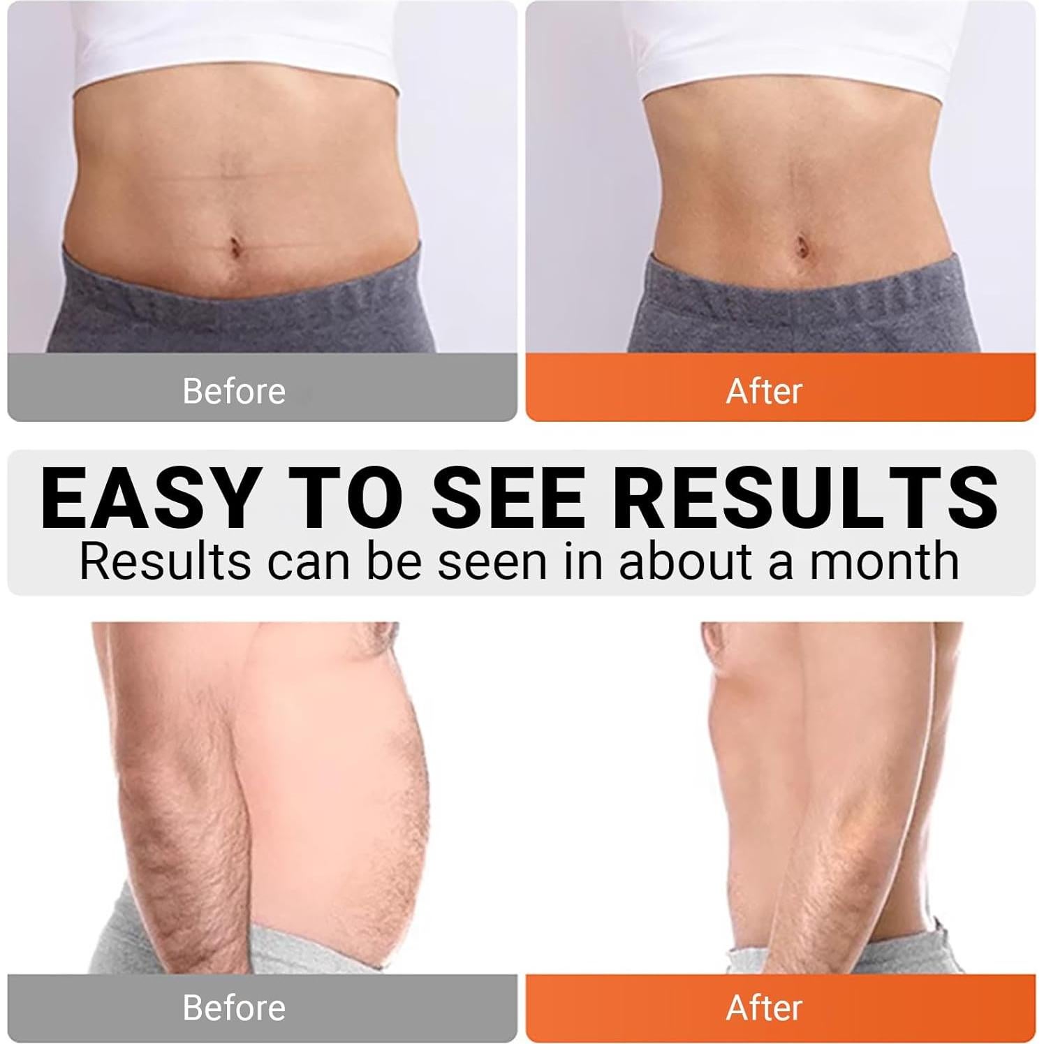 Estimulador de Abdominales Innocareer EMS 10 Modos 30 Niveles