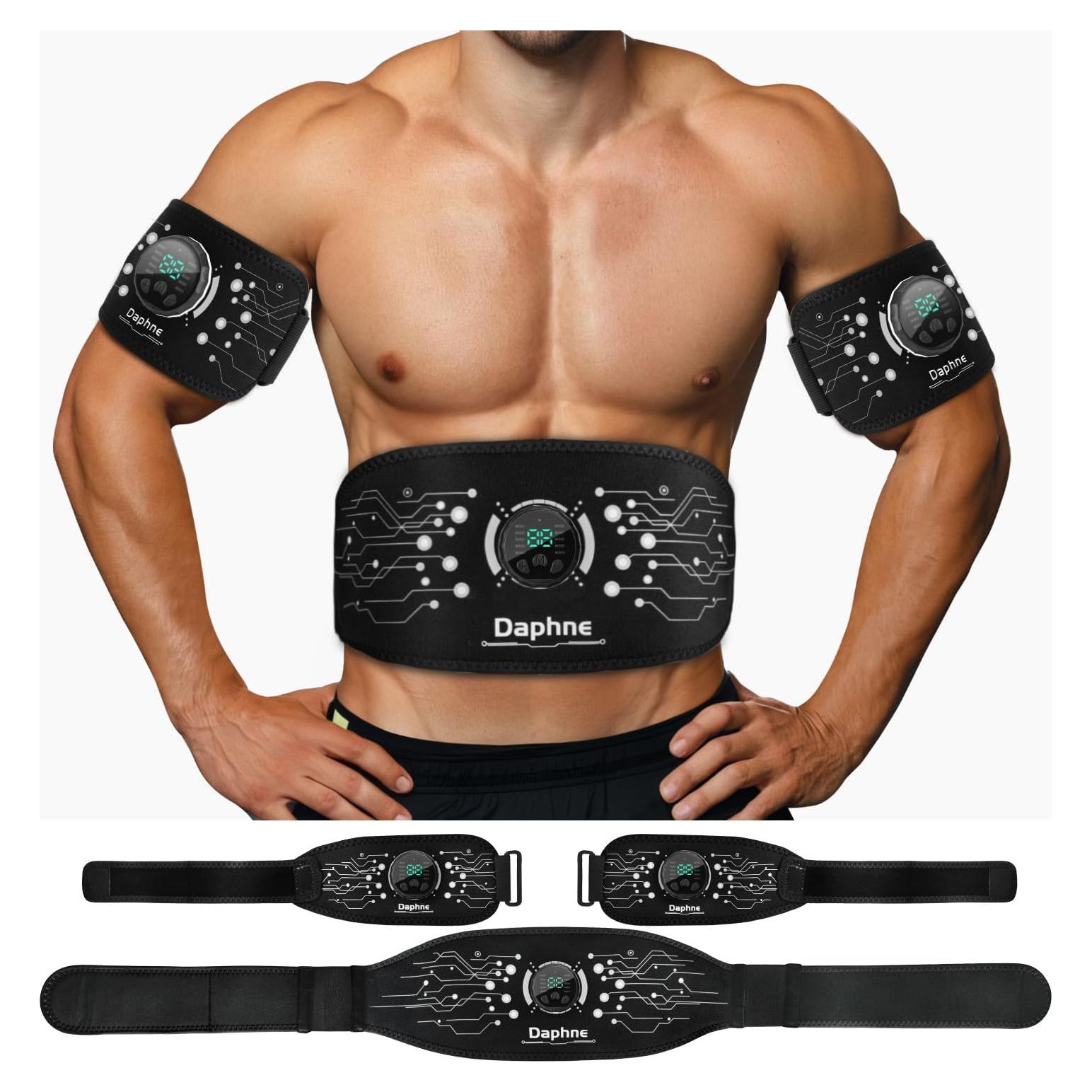 Estimulador Muscular Abdominal Daphne - 10 Modos, Ajustable