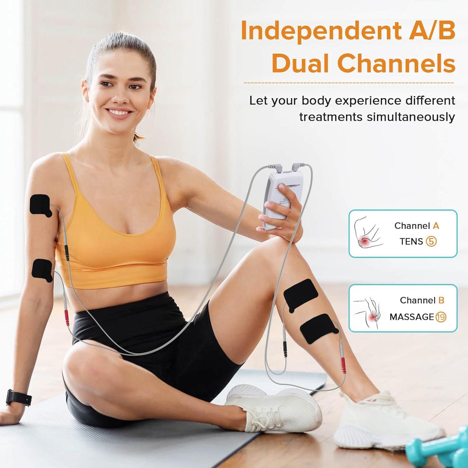 Unidad TENS y EMS Xpainoff 36 Modos Masajeadora Recargable