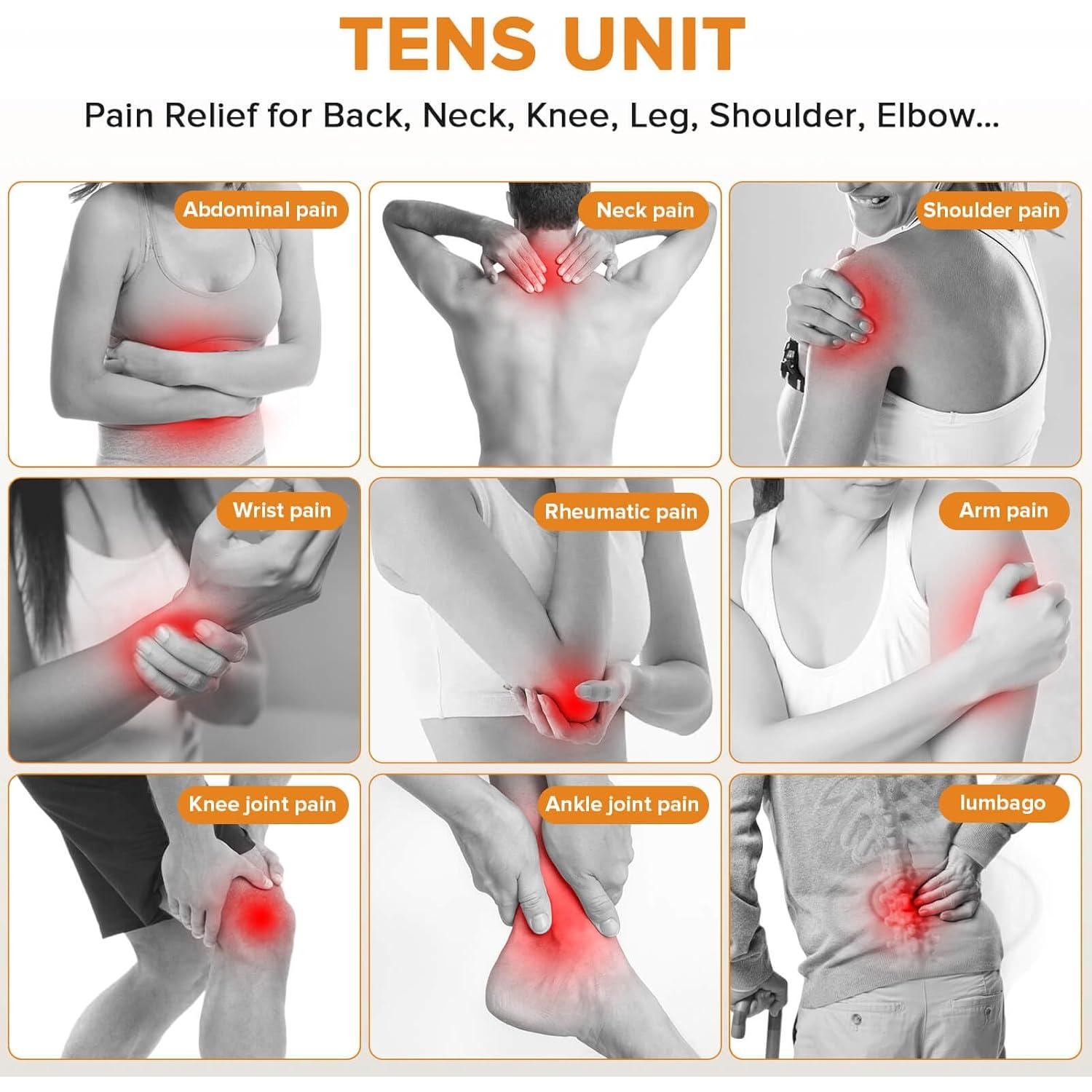 Unidad TENS y EMS Xpainoff 36 Modos Masajeadora Recargable