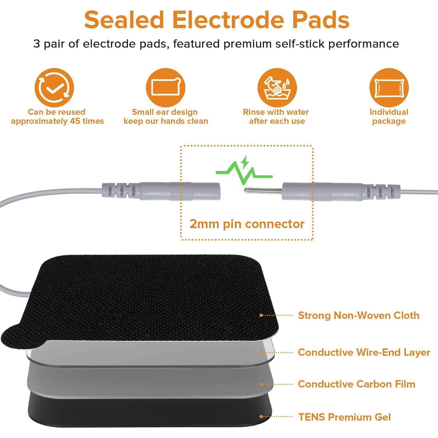Unidad TENS y EMS Xpainoff 36 Modos Masajeadora Recargable