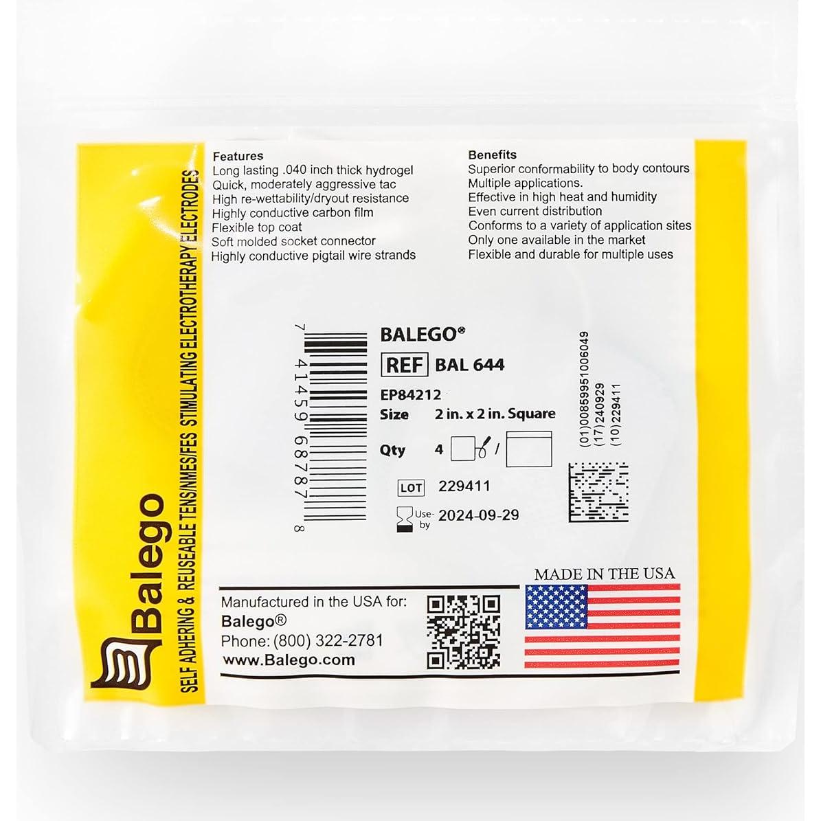 Balego TENS 2da Edición con Accesorios - 100mA, Plata Premium