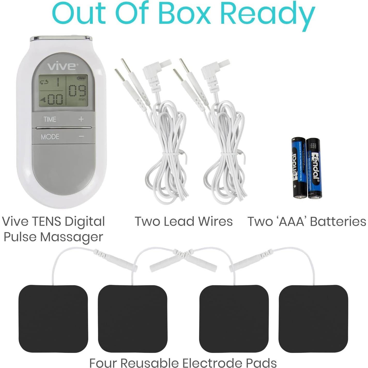 Masajeador TENS Vive Health - Estimulador Muscular Portátil