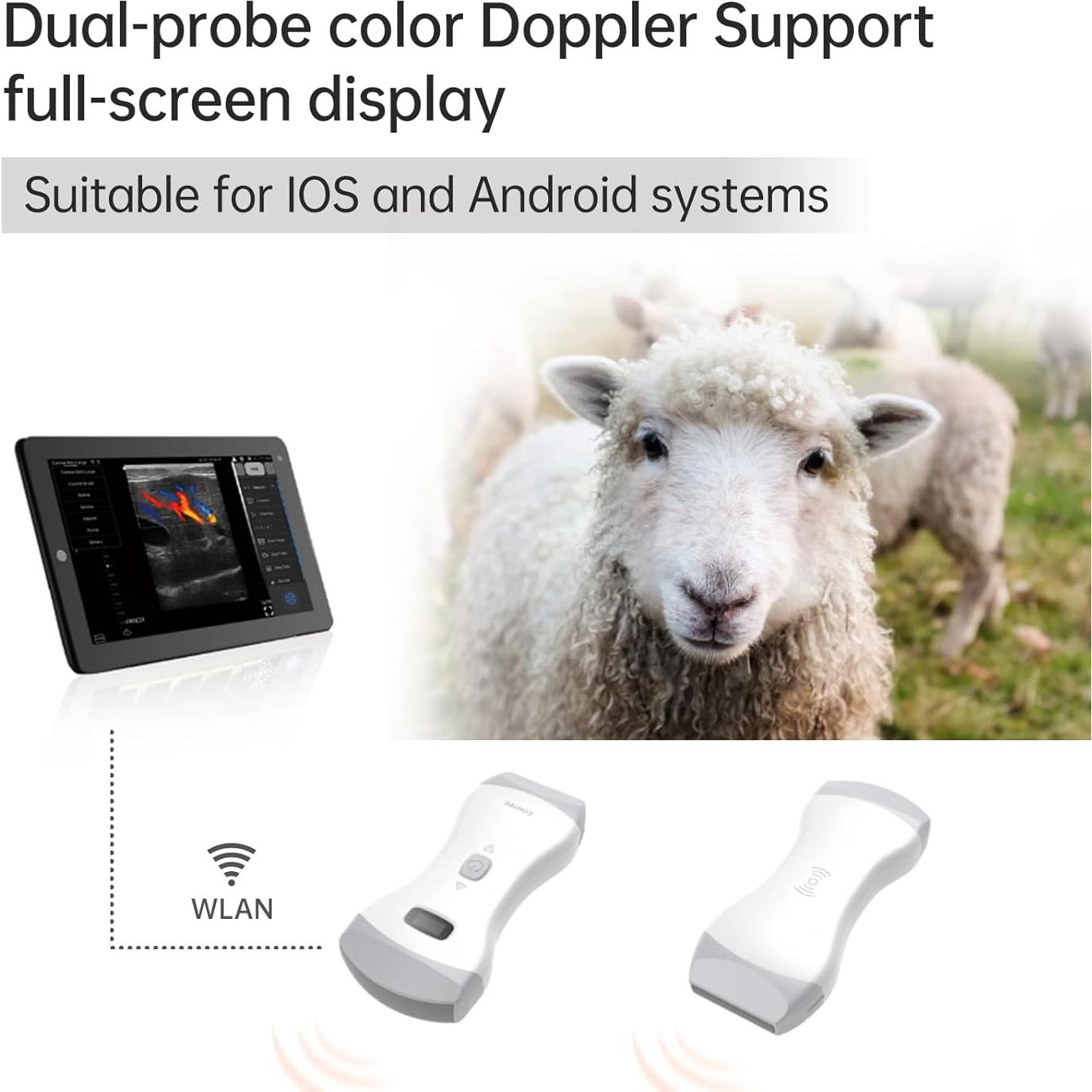 Ultrasonido Doppler Veterinario Portátil CONTEC CMS1600B-VET