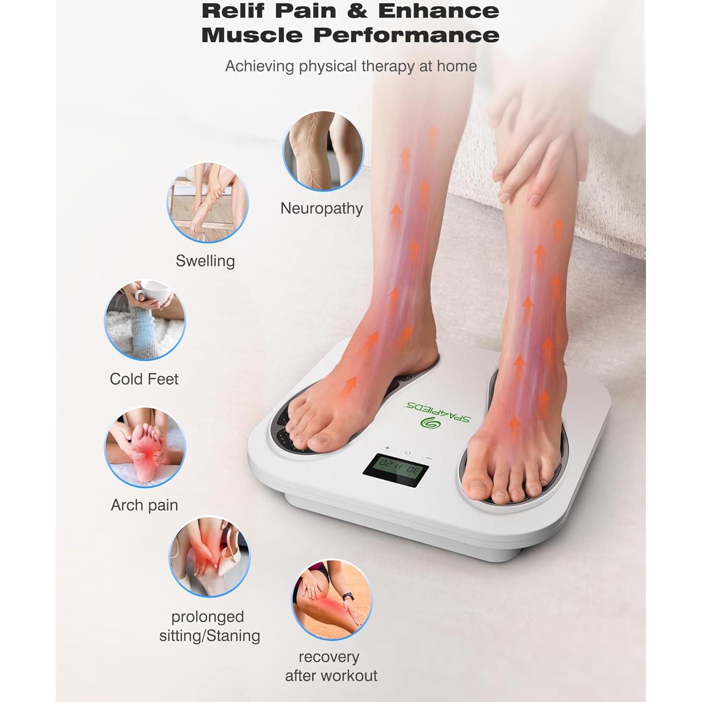 Masajeador de Pies SPA4PIEDS KTR-4012 Recargable TENS/EMS