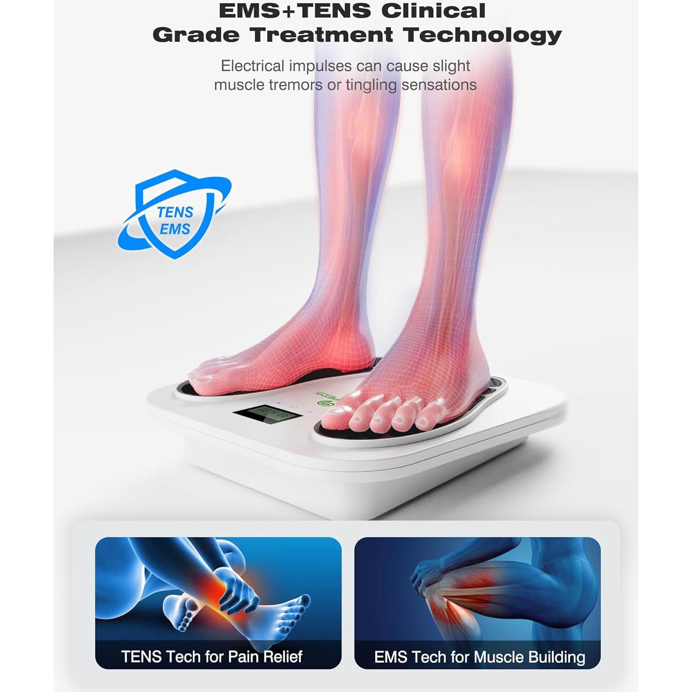 Masajeador de Pies SPA4PIEDS KTR-4012 Recargable TENS/EMS