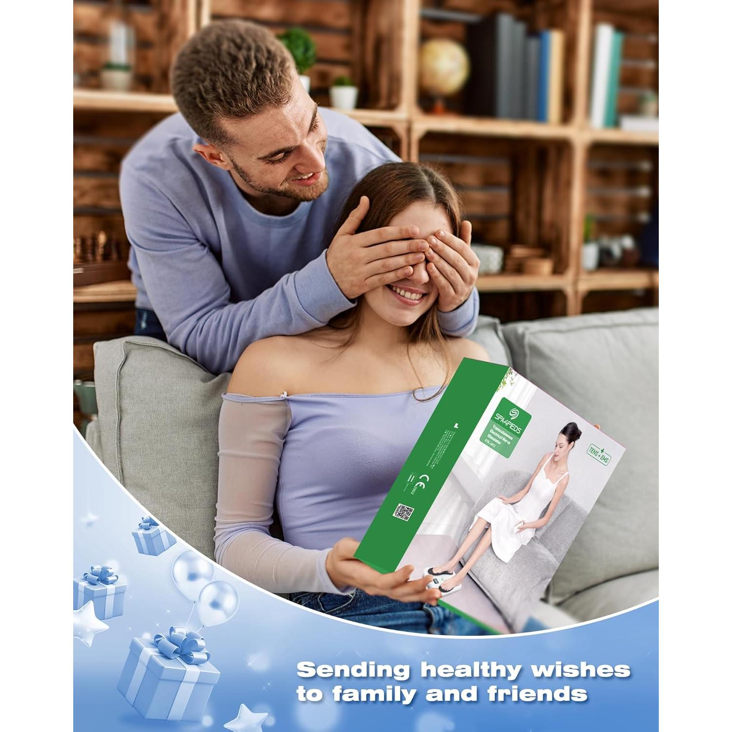 Masajeador de Pies SPA4PIEDS KTR-4012 Recargable TENS/EMS