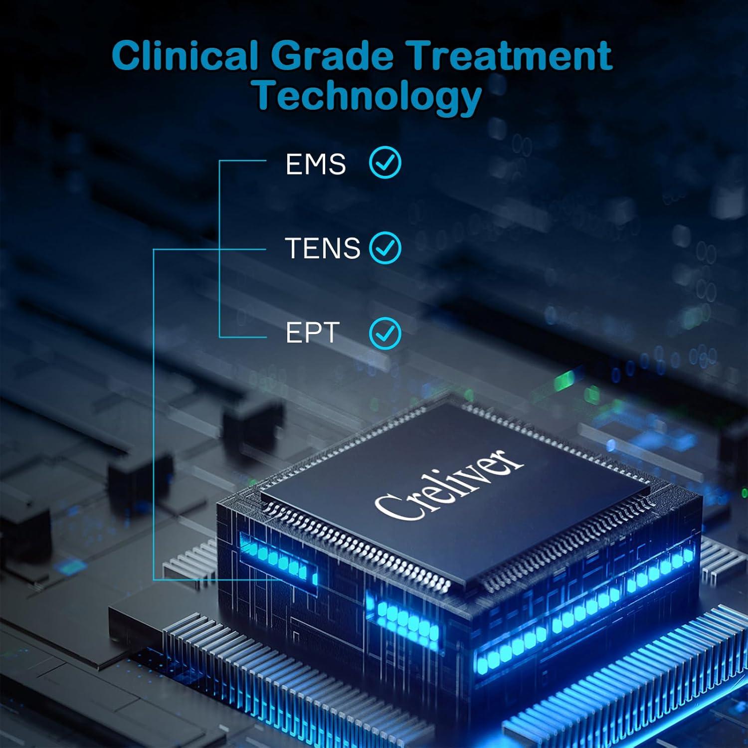 Creliver Estimulador de Pies Pro - Masajeador Eléctrico para Alivio del Dolor y Circulación