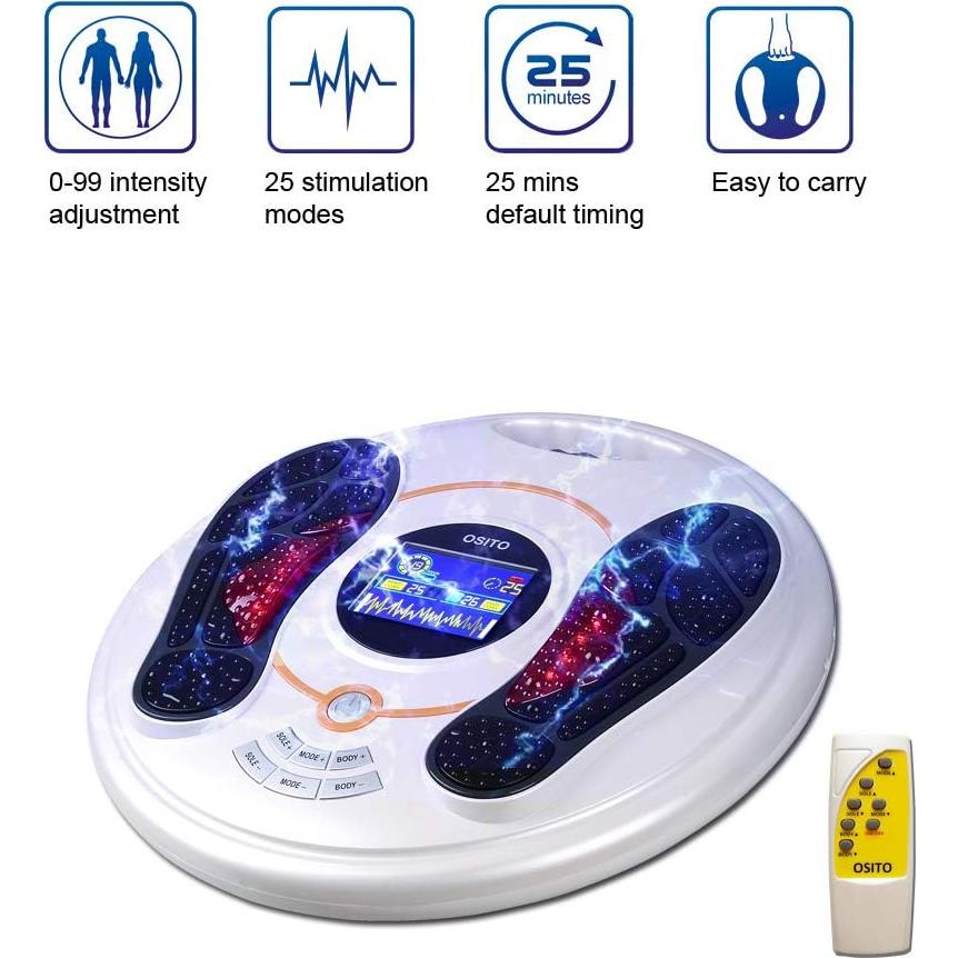 Masajeador de Pies OSITO BM8ML - Estimulador TENS y EMS