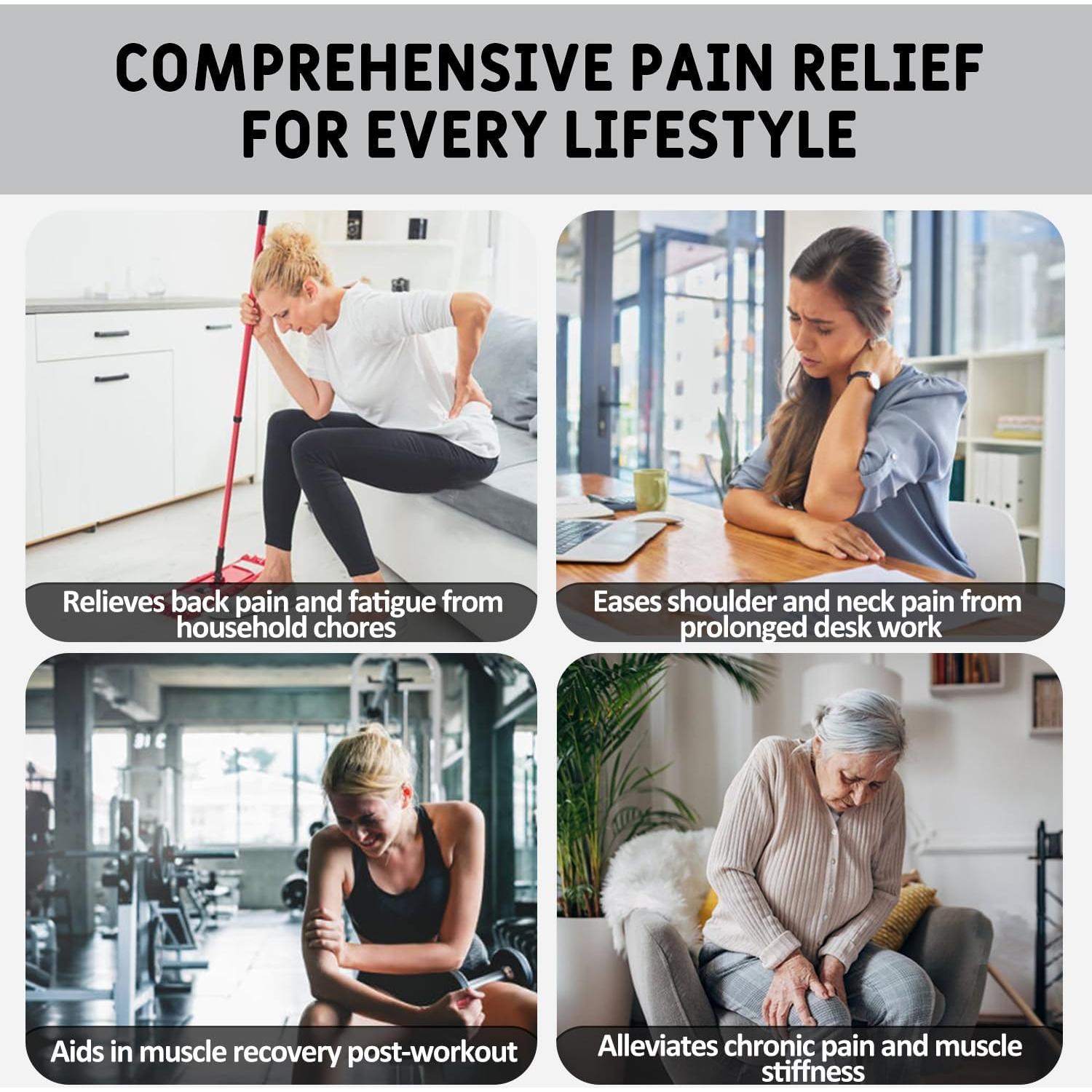 Unidad de Estimulación Muscular SIMUSI Tens Inalámbrica 18 Modos