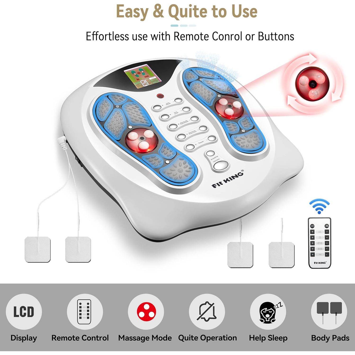 Masajeador de Pies EMS FIT KING FT-036F para Neuropatía