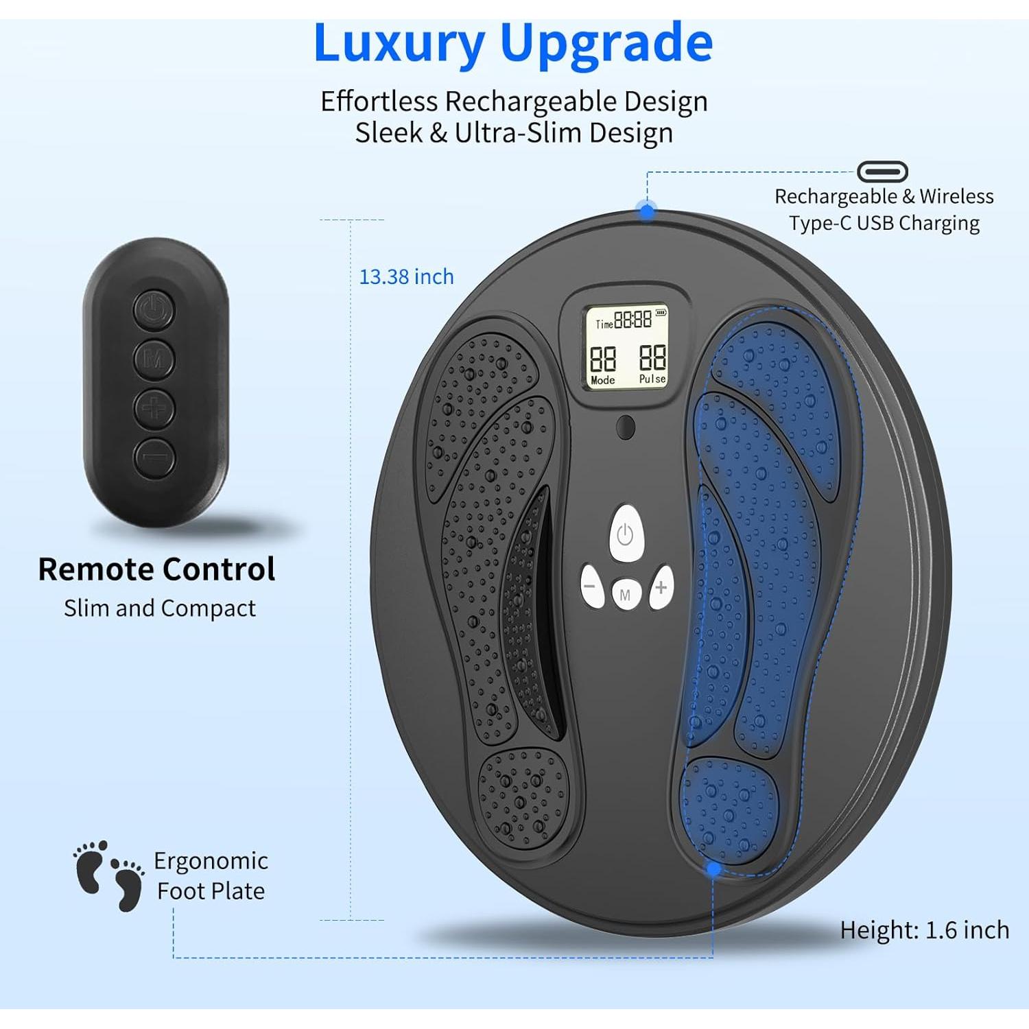 Masajeador de pies EMS EIGOTDYH 50 intensidades para dolor