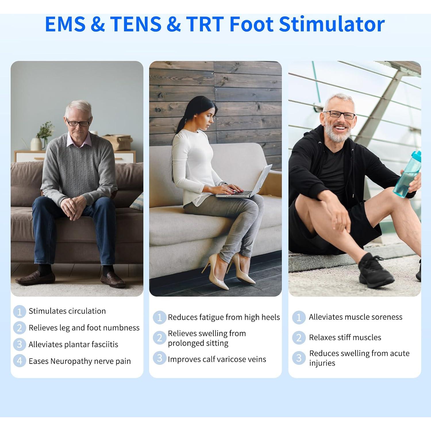 Masajeador de pies EMS EIGOTDYH 50 intensidades para dolor