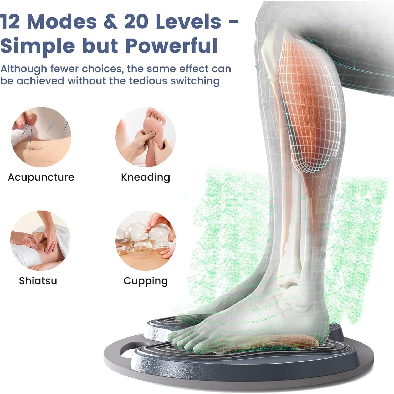 Estimulador de pies JOTYKUP EMS recargable para dolor y circulación