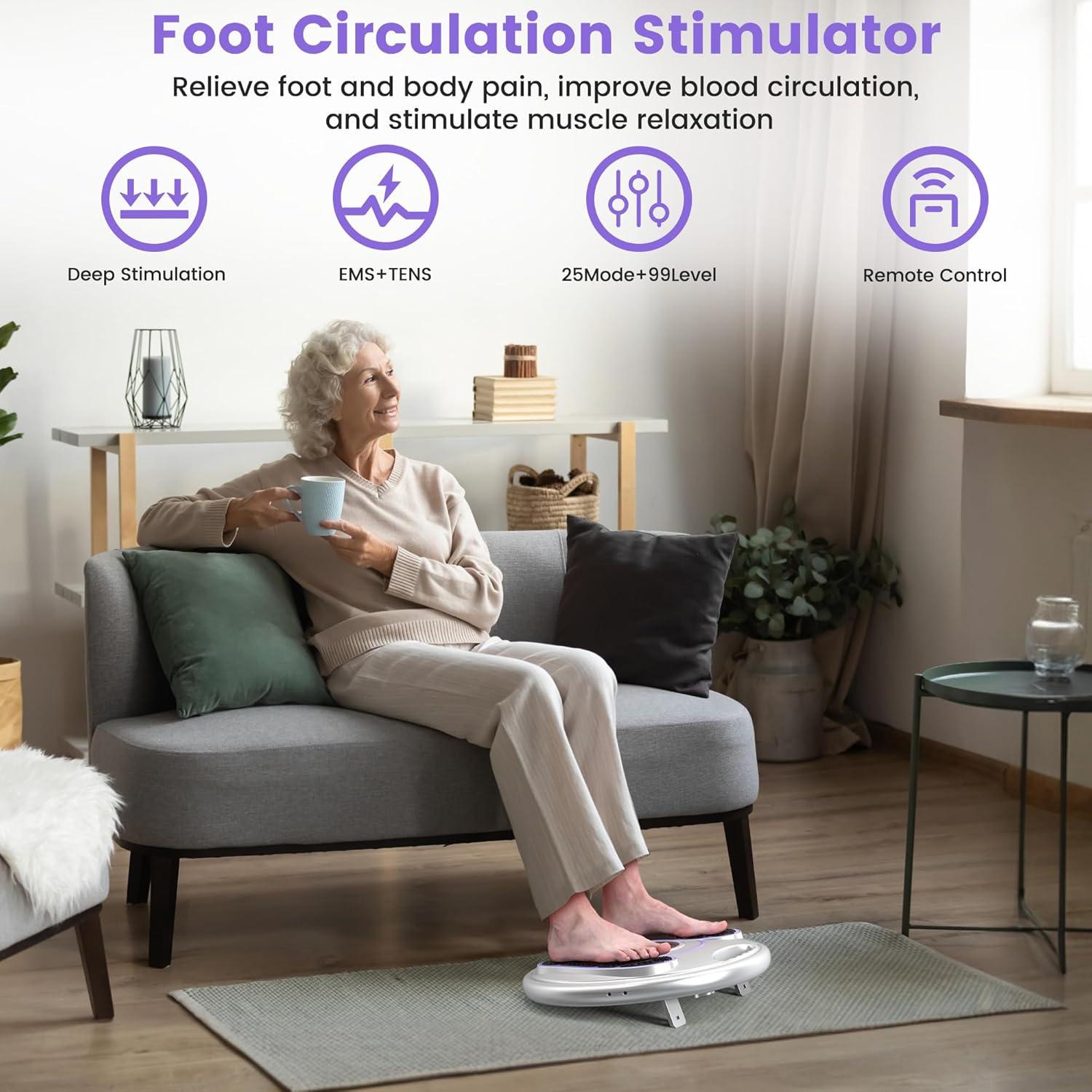 Masajeador de pies EMS EIGOTDYH para neuropatía y circulación