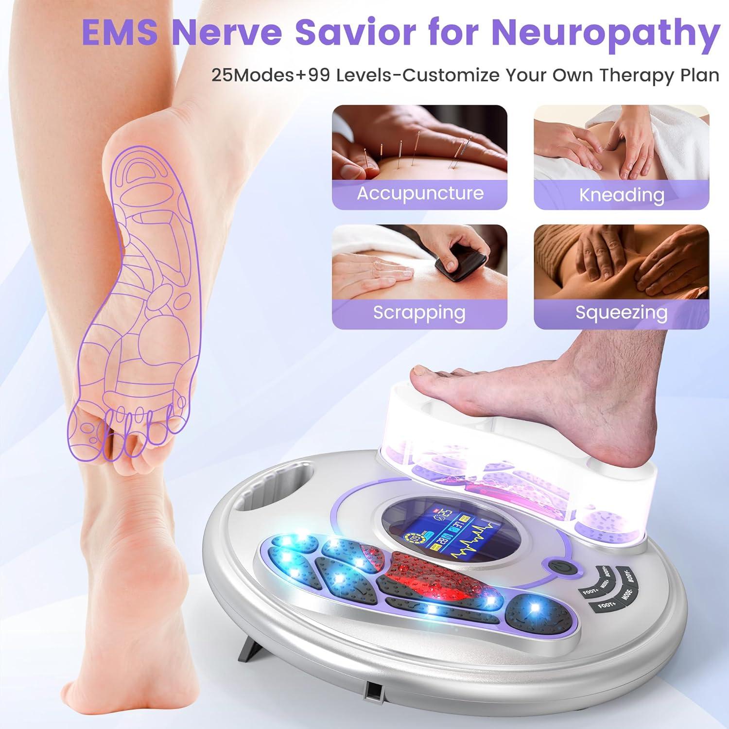 Masajeador de pies EMS EIGOTDYH para neuropatía y circulación