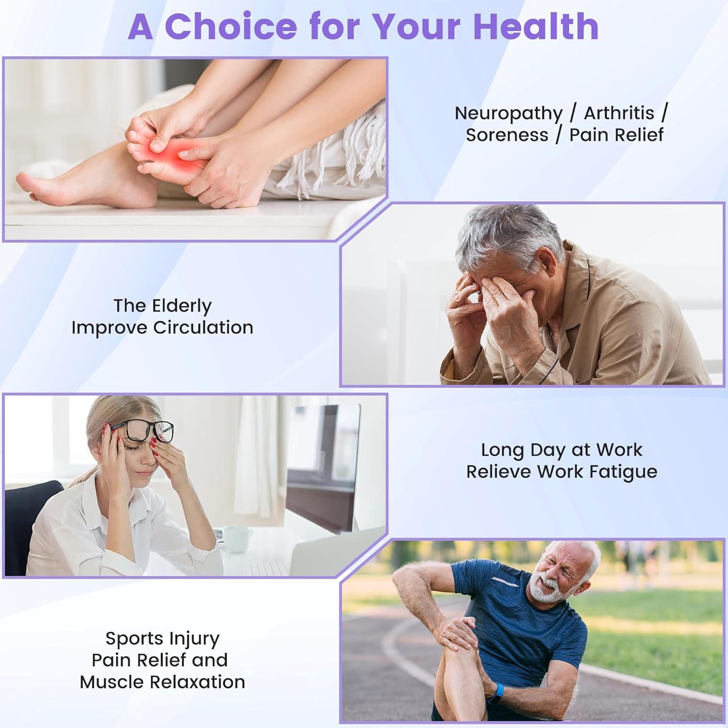 Masajeador de pies EMS EIGOTDYH para neuropatía y circulación