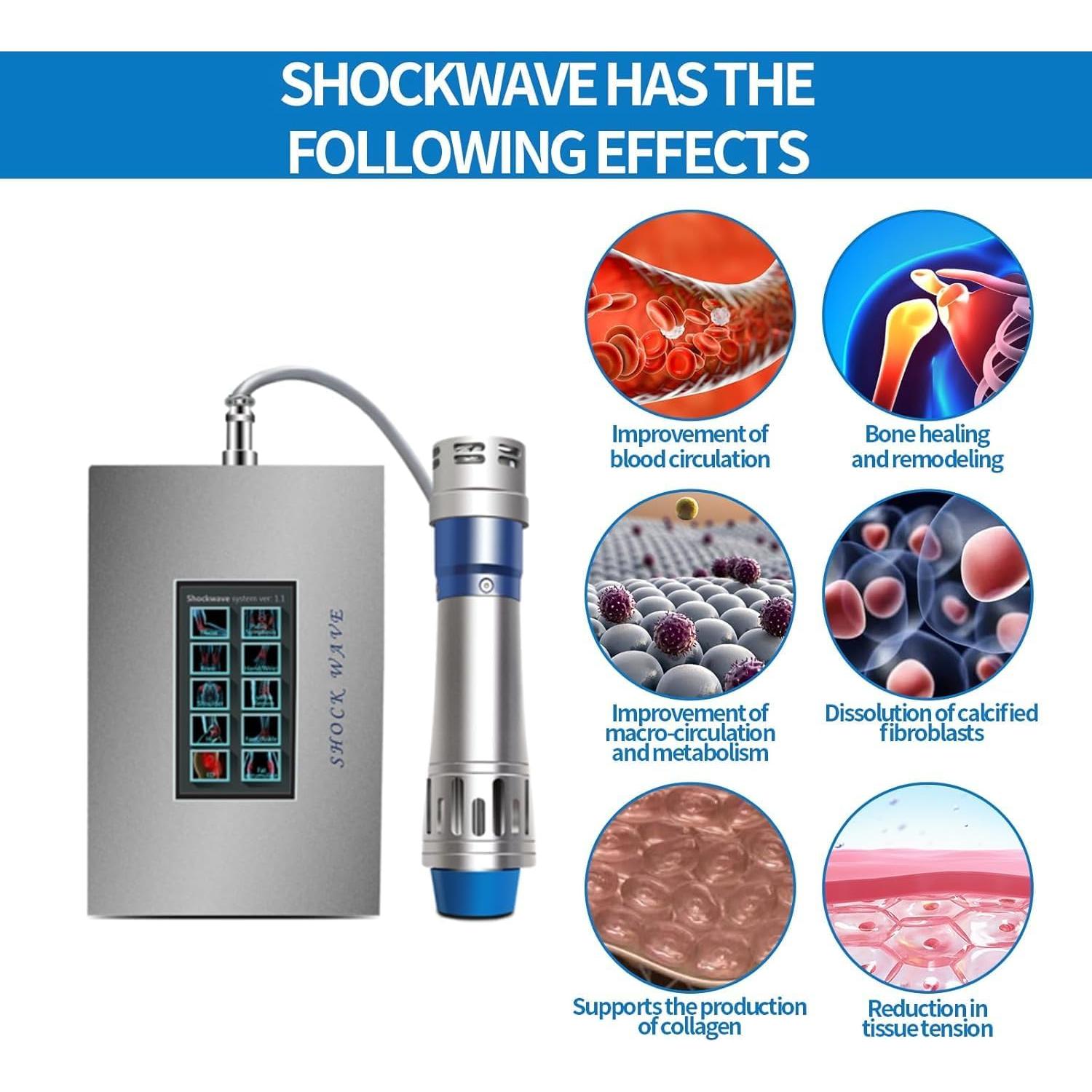 Máquina de Terapia de Ondas de Choque SW18B - Alivio del Dolor