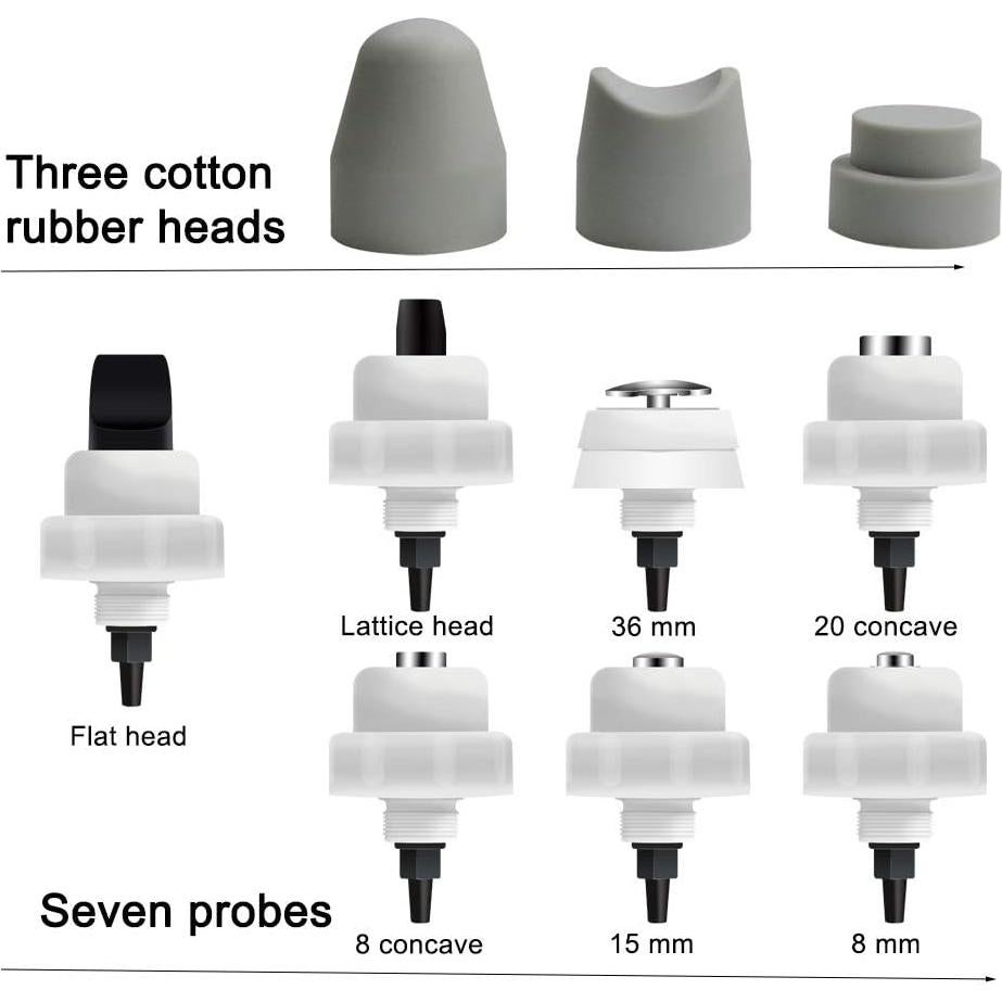 Máquina de Terapia de Ondas de Choque Nulatool SW18A 7 Cabezas