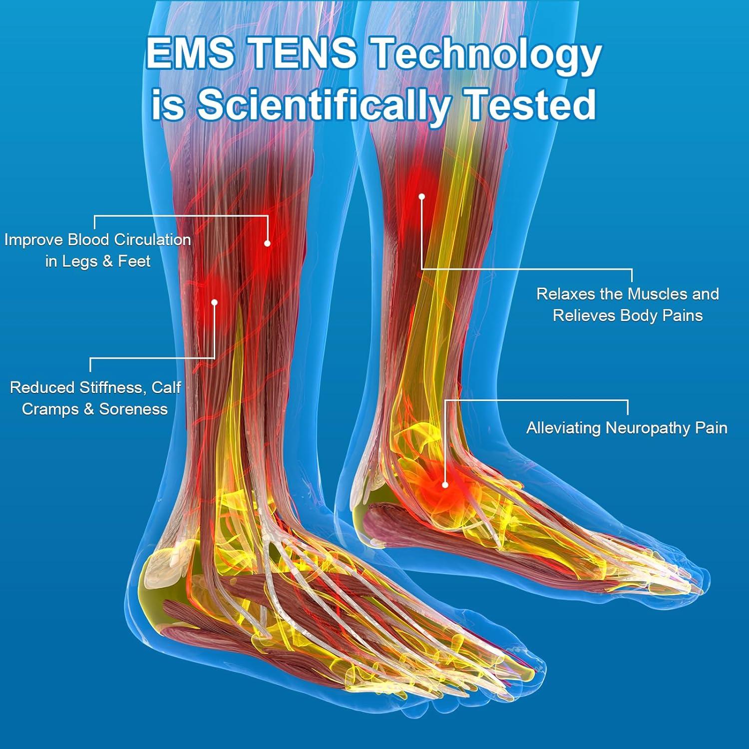 Masajeador de Pies EMS Creliver Pro+ para Neuropatía y Circulación